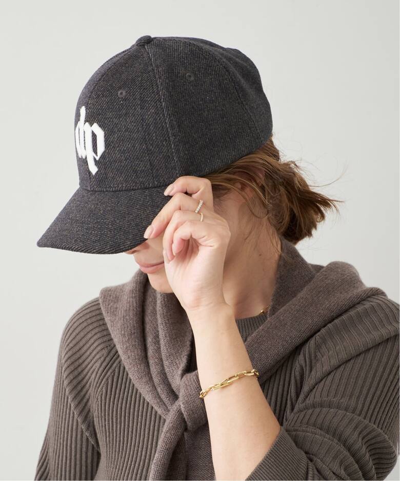 DARKPARK/ダークパーク】EMBROIDERED WOOL BASEBALL CAP（キャップ 