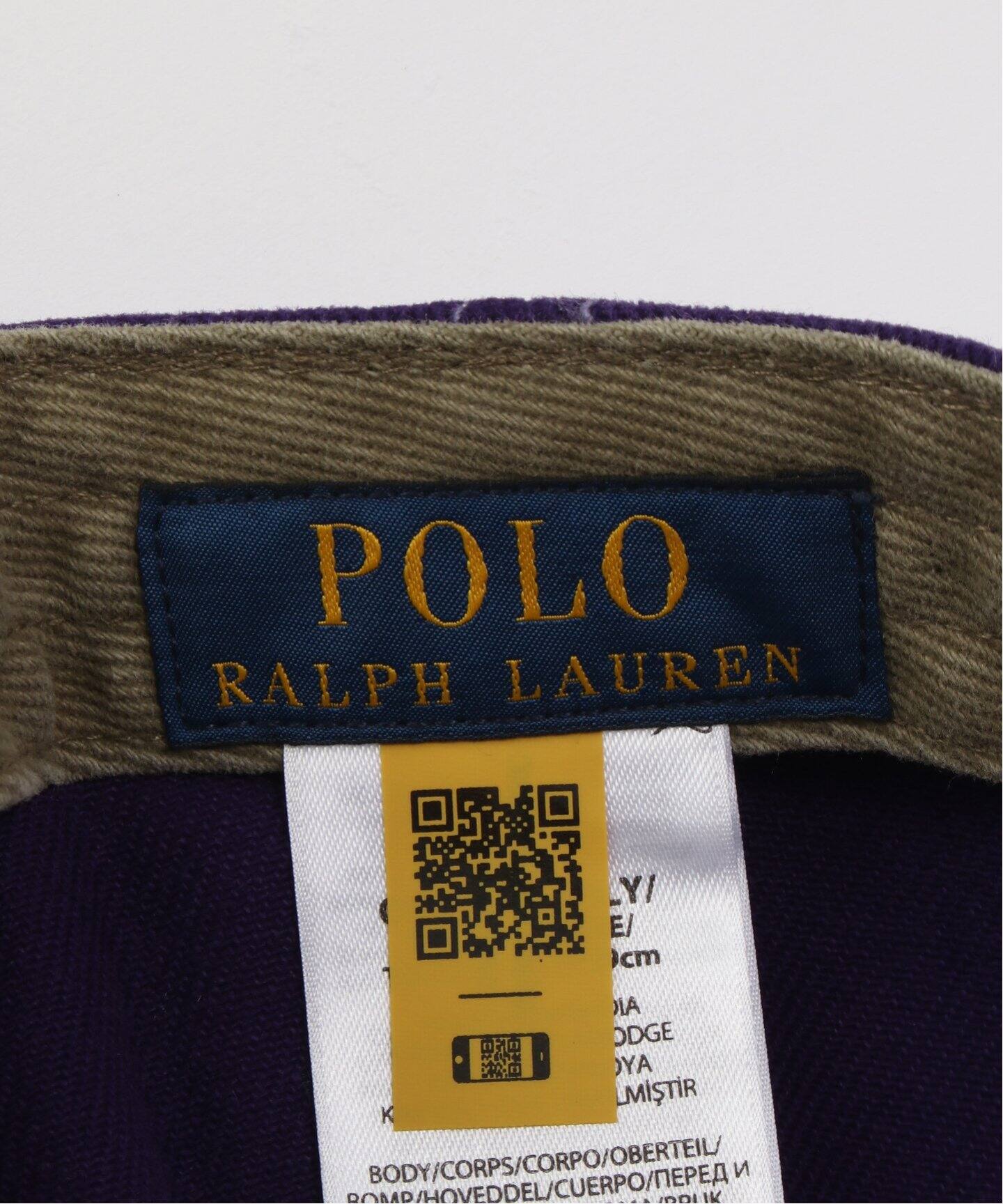POLO RALPH LAUREN　R LOGO キャップ POLO RALPH LAUREN/ポロ ラルフ ローレン】R LOGO キャップ