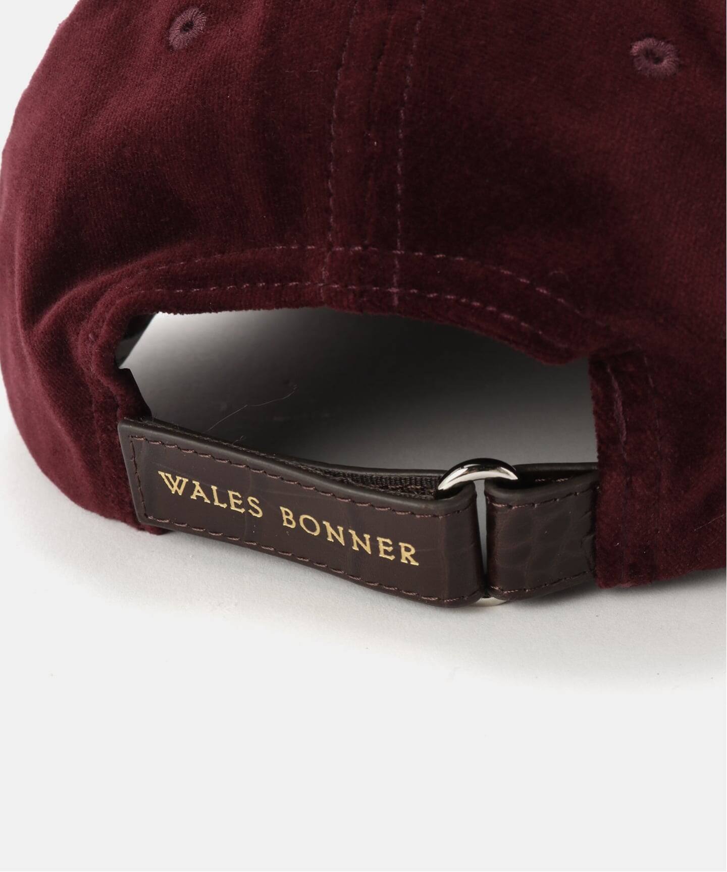 Wales Bonner ベルベットCap 帽子 WALES BONNER/ウェールズ ボナー】 ORIGINAL CAP（キャップ）｜L