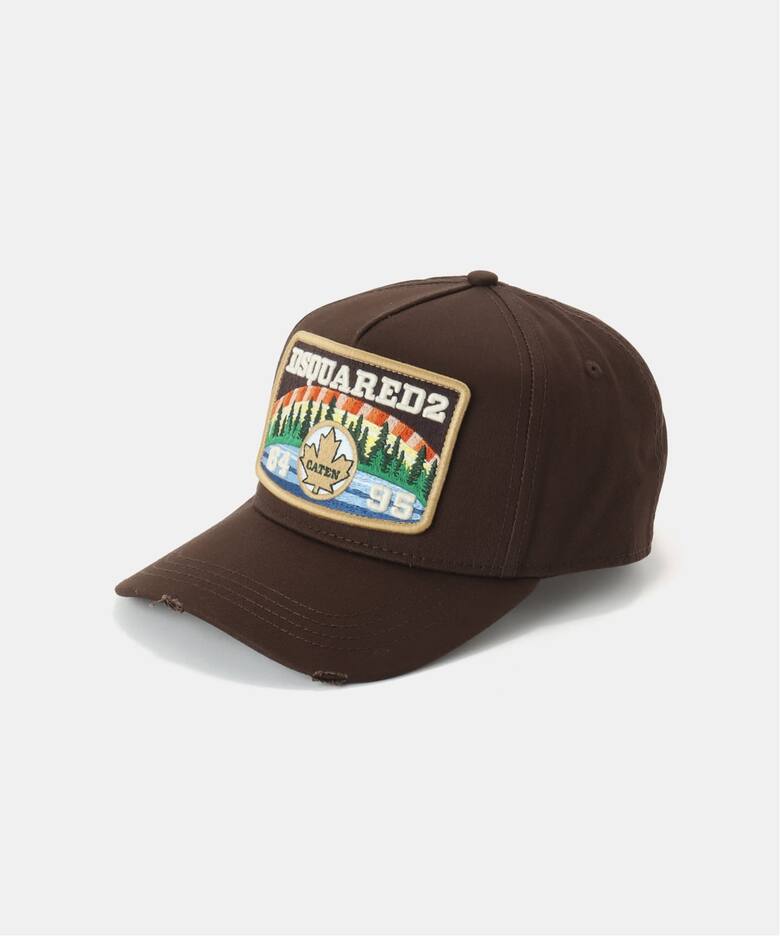 DSQUARED2/ディースクエアード】 Canadian Patch Cap（キャップ）｜L 
