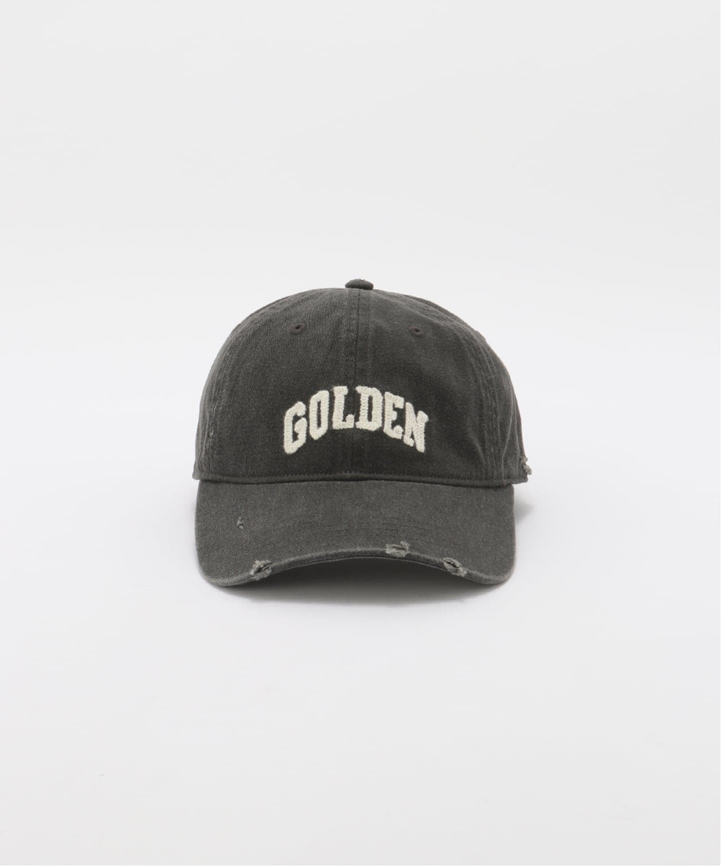 GOLDEN  ゴールデングース BASEBALL CAP Golden Goose Deluxe Brand Distressed Cotton Baseball Cap