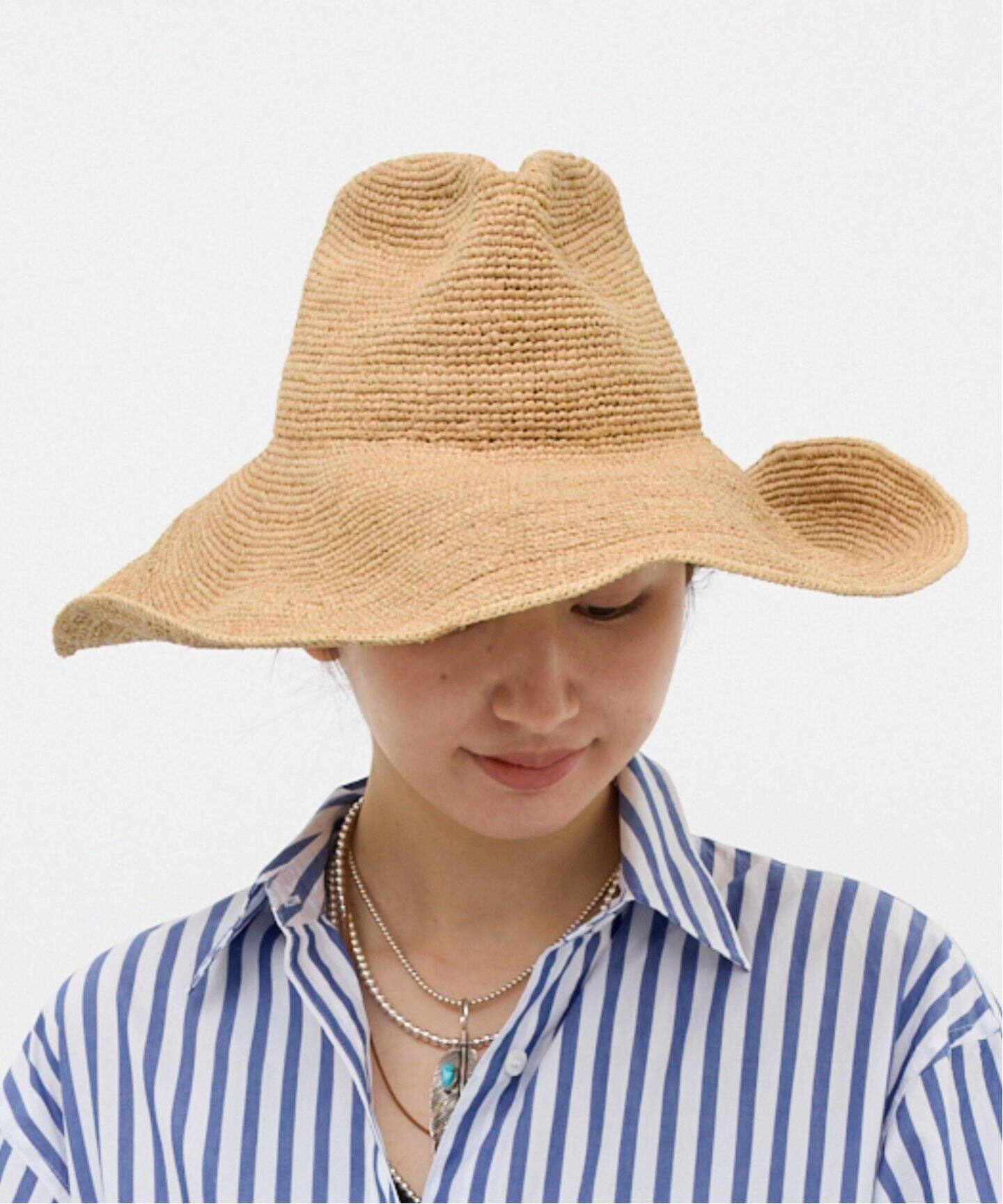 JANESSA LEONE/ジャネッサ レオン】 WAVERLY HAT（ハット）｜L 