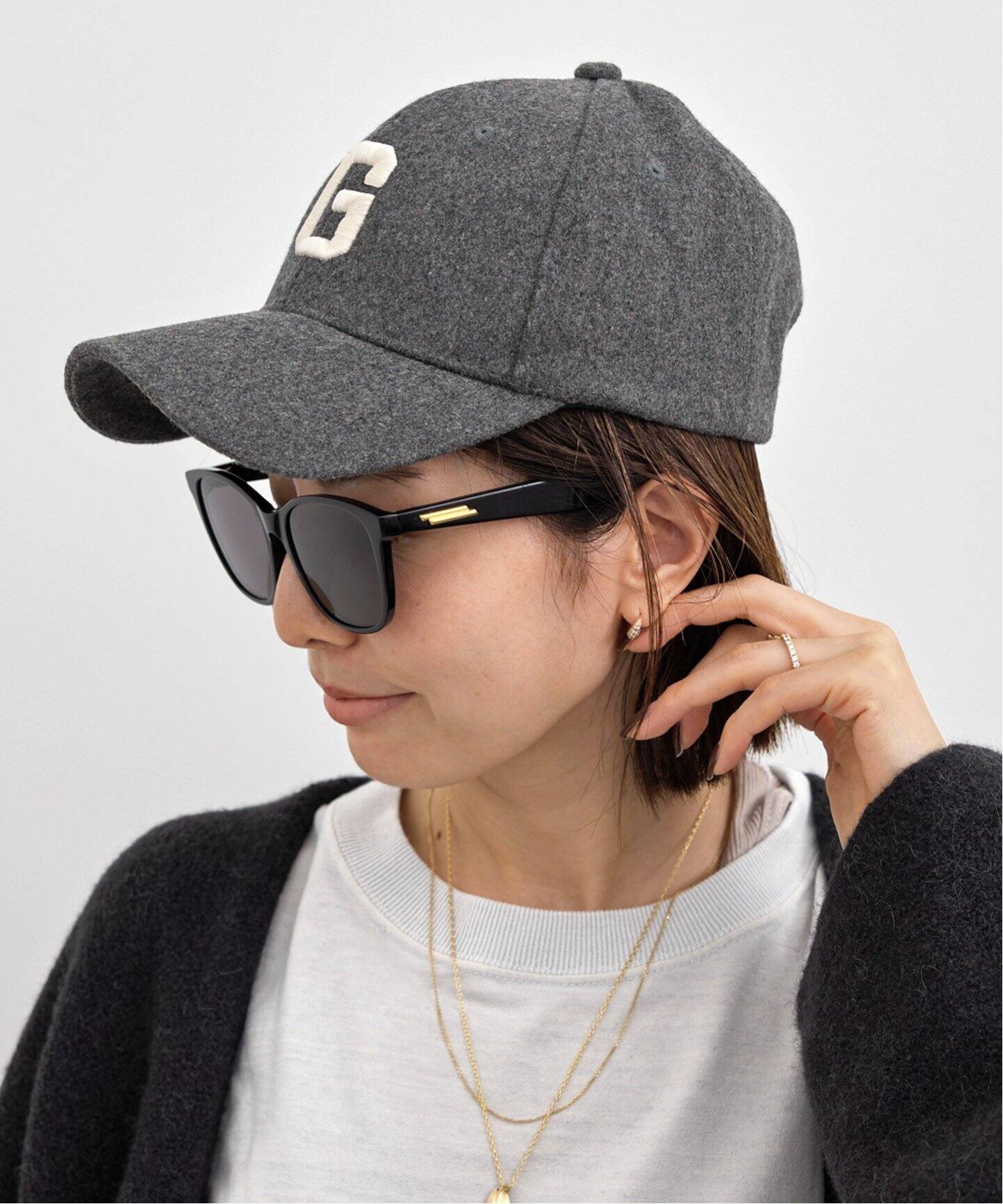 GOOD GRIEF!/グッド グリーフ】 G WOOL CAP（キャップ）｜L  
