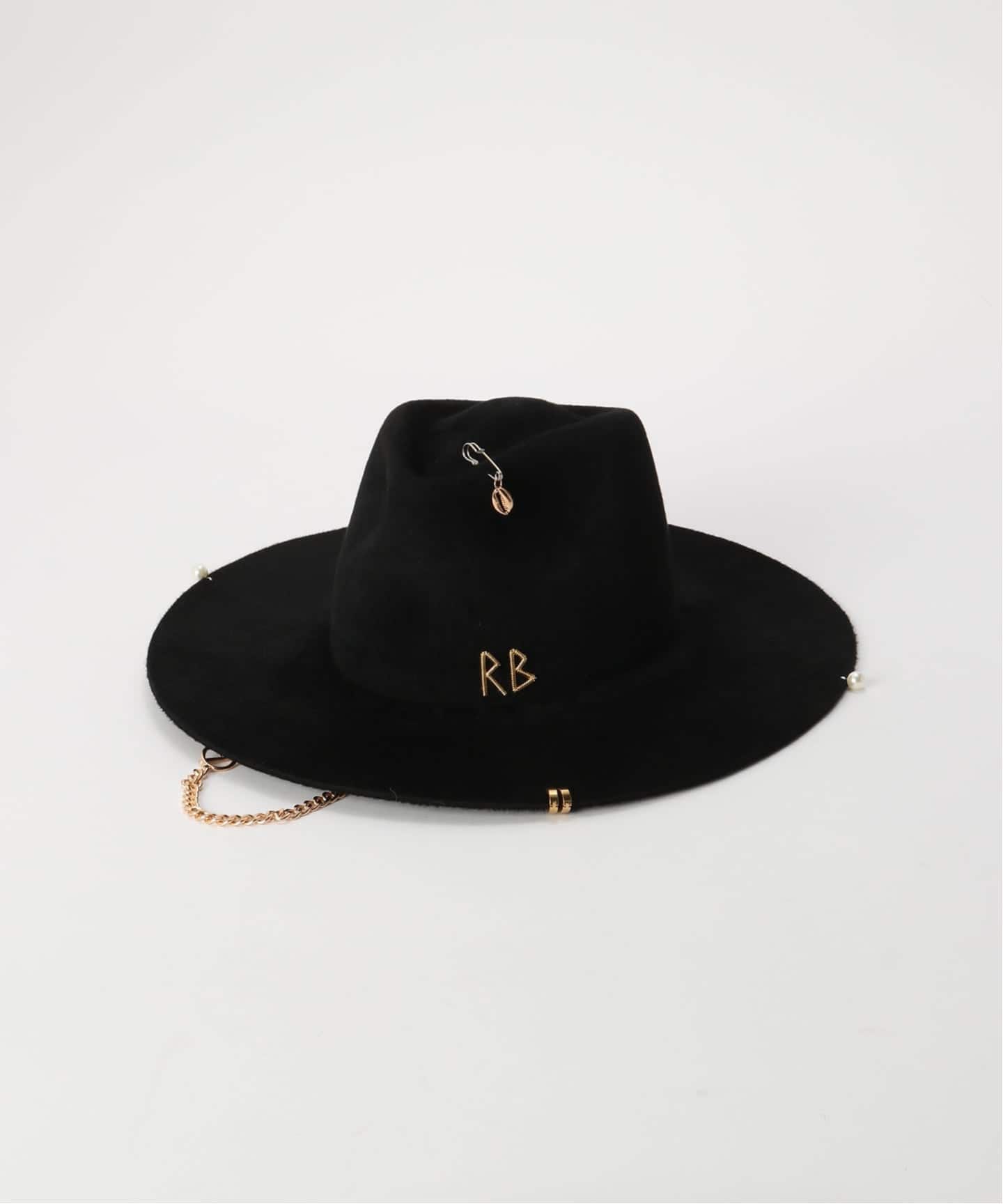 Ruslan Baginskiy/ラスラン・バジンスキー】Chain Strap Fedora Hat