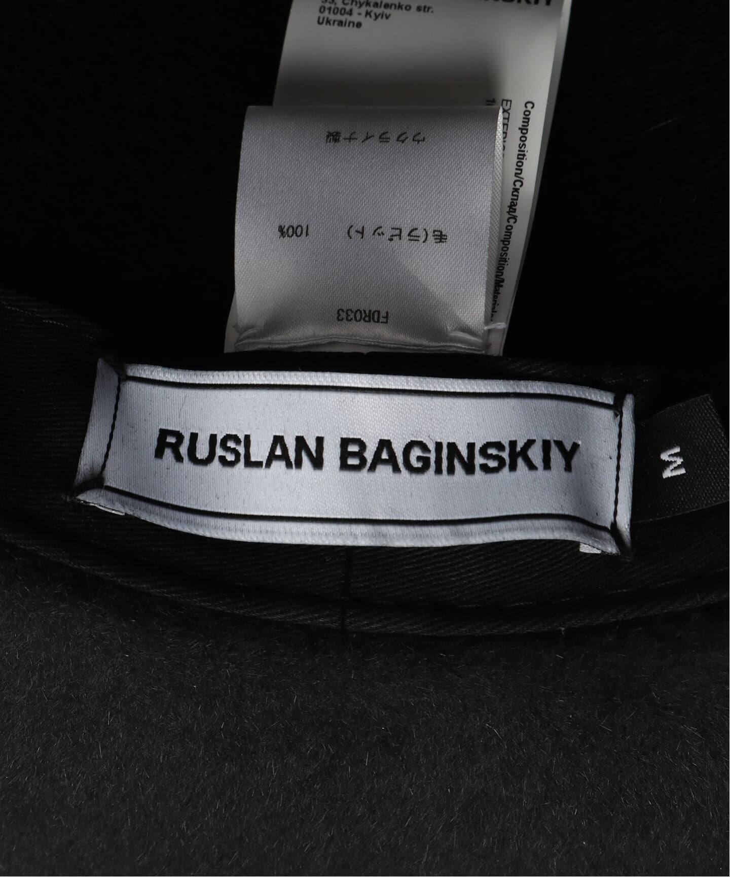 Ruslan Baginskiy/ラスラン・バジンスキー】Chain Strap Fedora Hat
