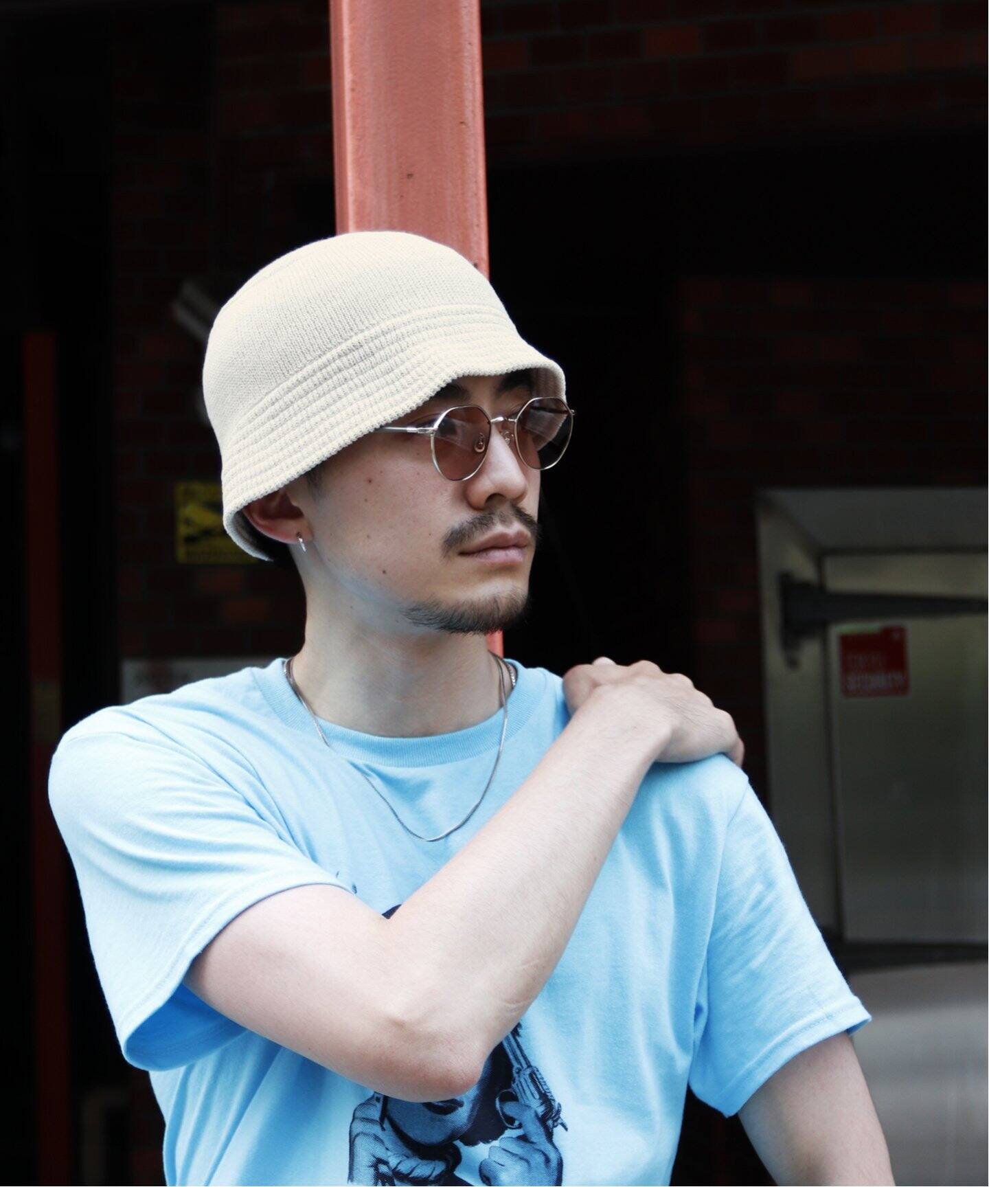 COMESANDGOES / カムズアンドゴーズ】 WASHI KNIT FLAT HAT NO