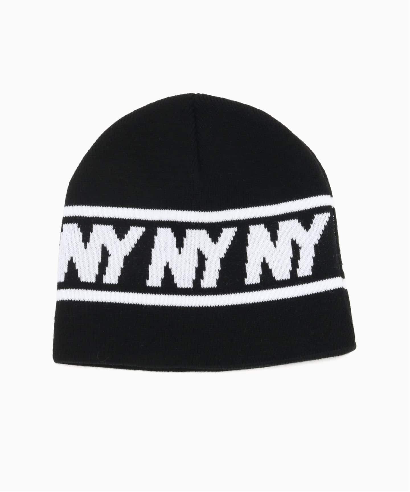【希少】oMA NY NY SKULL CAP 黒 ビーニー ニット帽 ONLY NY / オンリーニューヨーク NY Speed Logo Skullcap Beanie