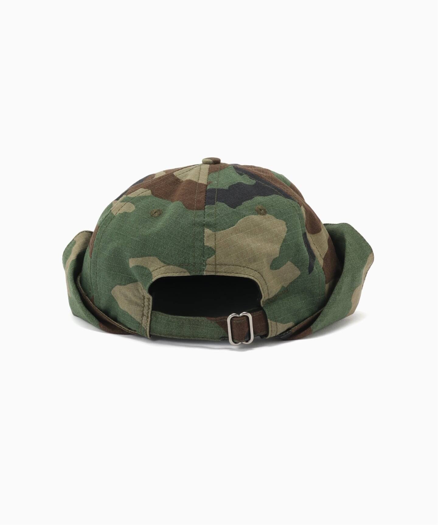 art COMMUNITY / アートコミュニティ Camo Flap Short Brim Cap