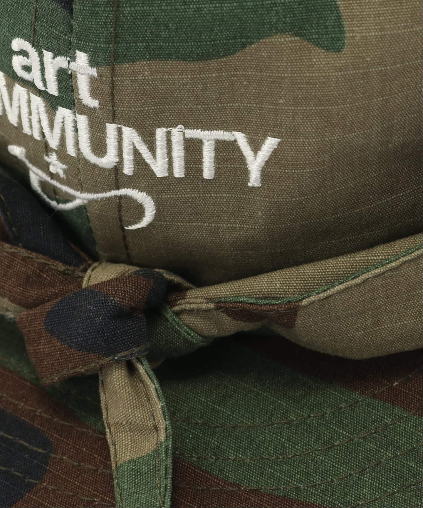 art COMMUNITY 迷彩 ベースボールキャップ art COMMUNITY / アートコミュニティ Camo Flap Short Brim Cap