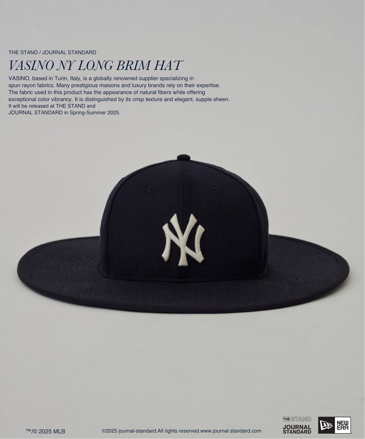 NEW ERA / ニューエラ 別注 VASINO NYY LONG BRIM HAT（ハット 