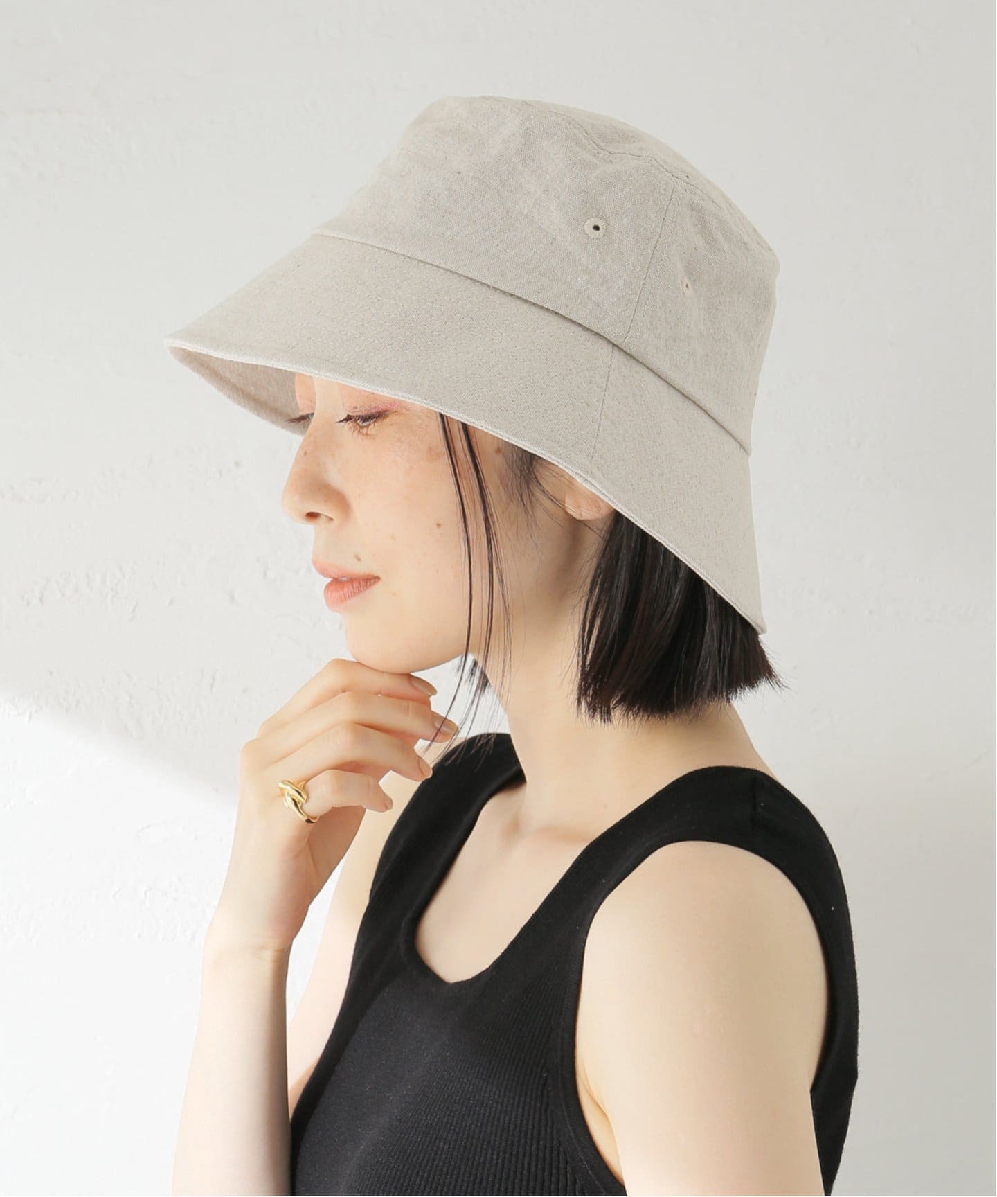 綿麻サファリハット（ハット）｜B.C STOCK（ベーセーストック