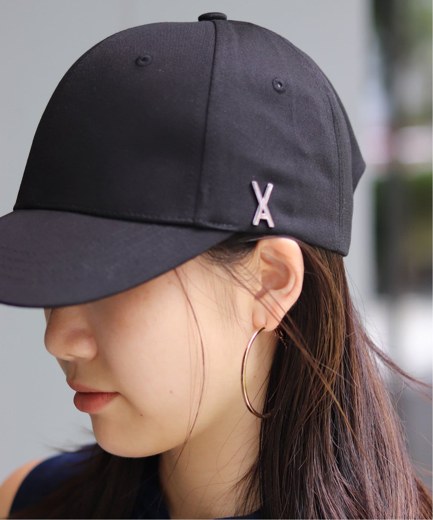 追加予約【VARZAR/バザール】 Stud logo over fit ball cap