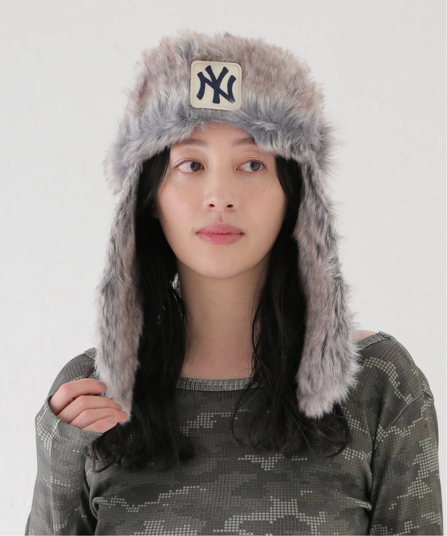 NEW ERA / ニューエラ TRAPPER WOOL NEYYAN NVY（ニットキャップ