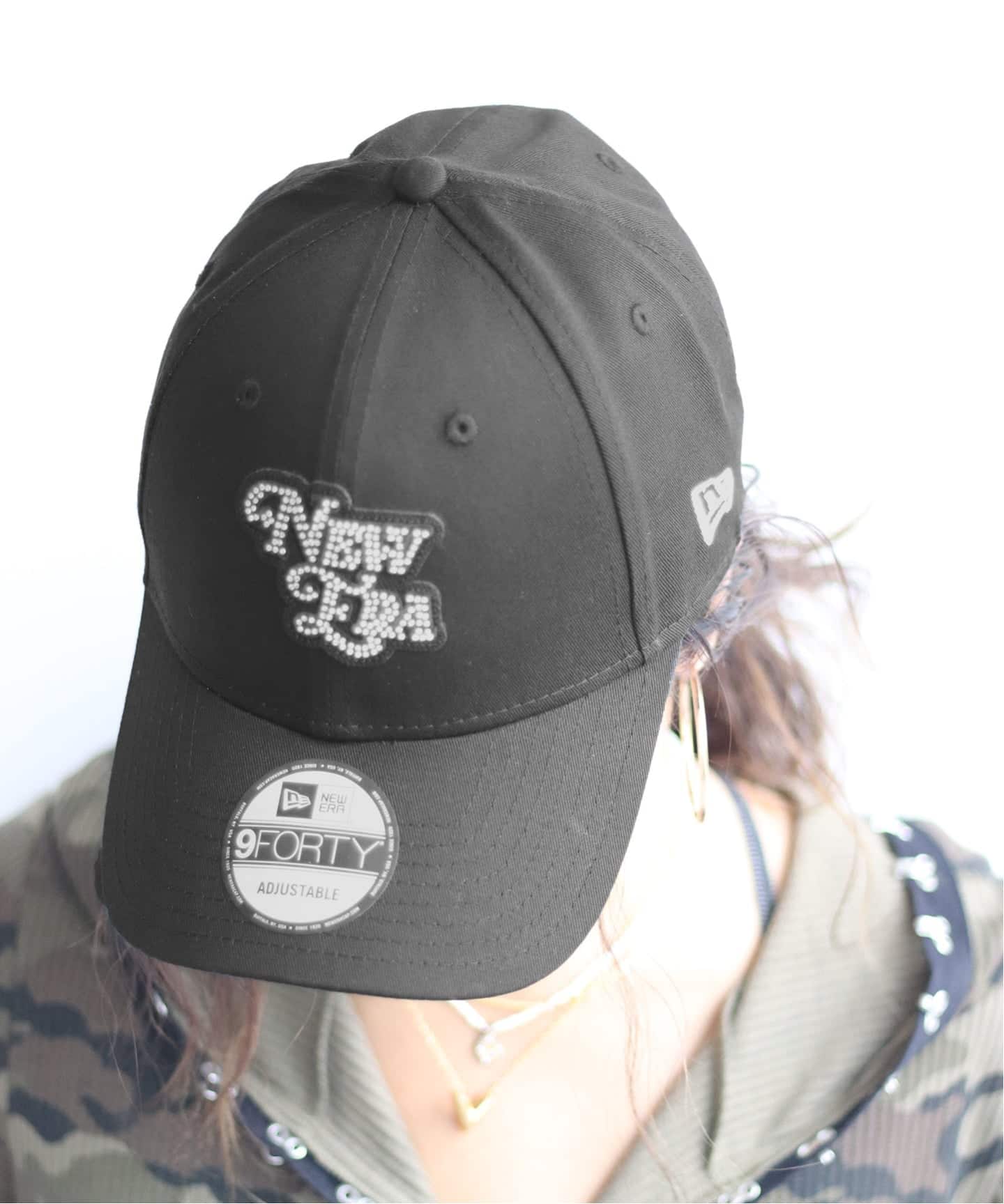 NEW ERA/ ニューエラ940CS RHINESTONE RAFAELLA NE BLK