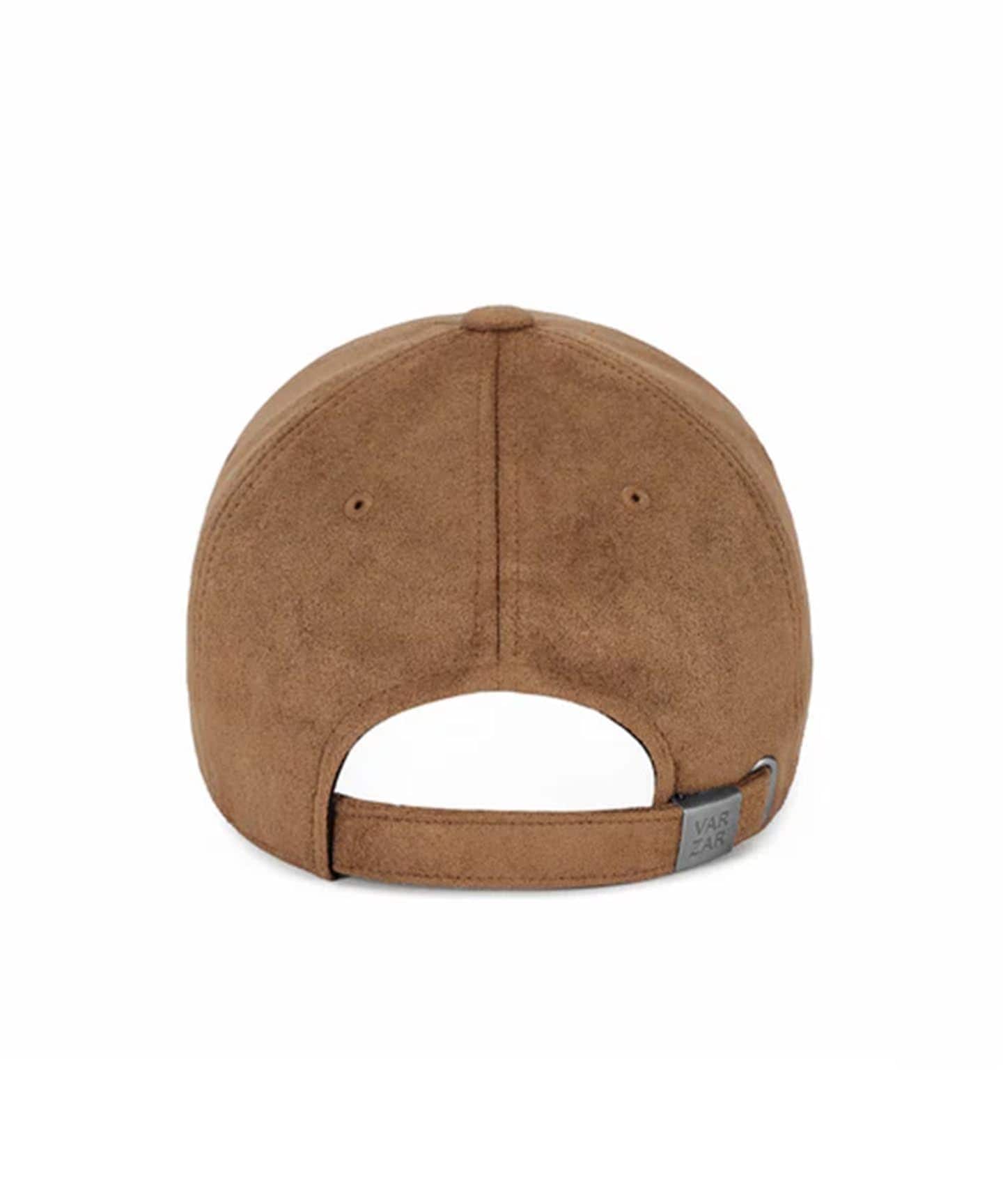 VARZAR/バザール】Curved Oval Metal Suede Ball Cap VARZAR1684