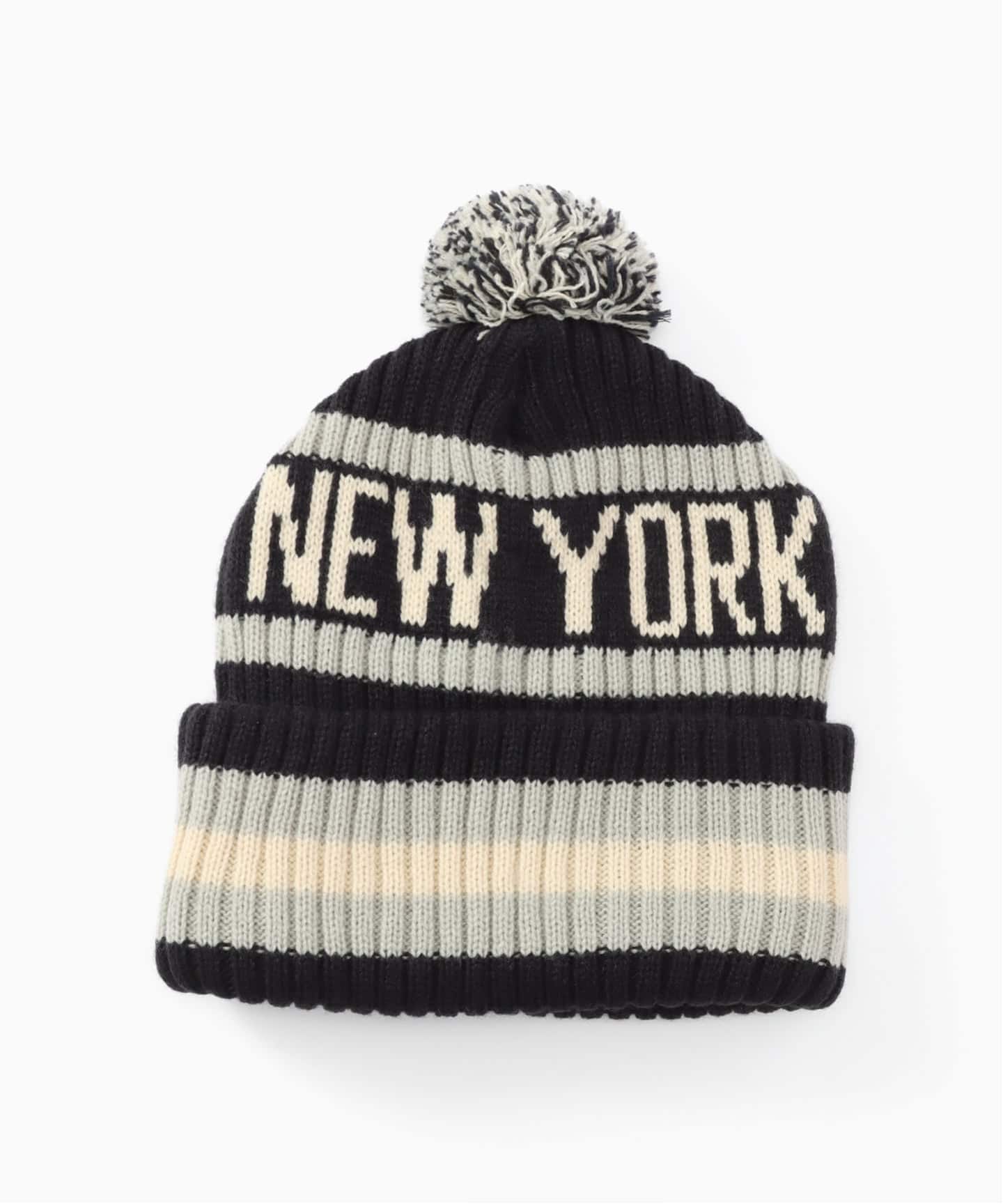 47 POM POM CUFF KNIT / カフニット ポンポン（ニットキャップ