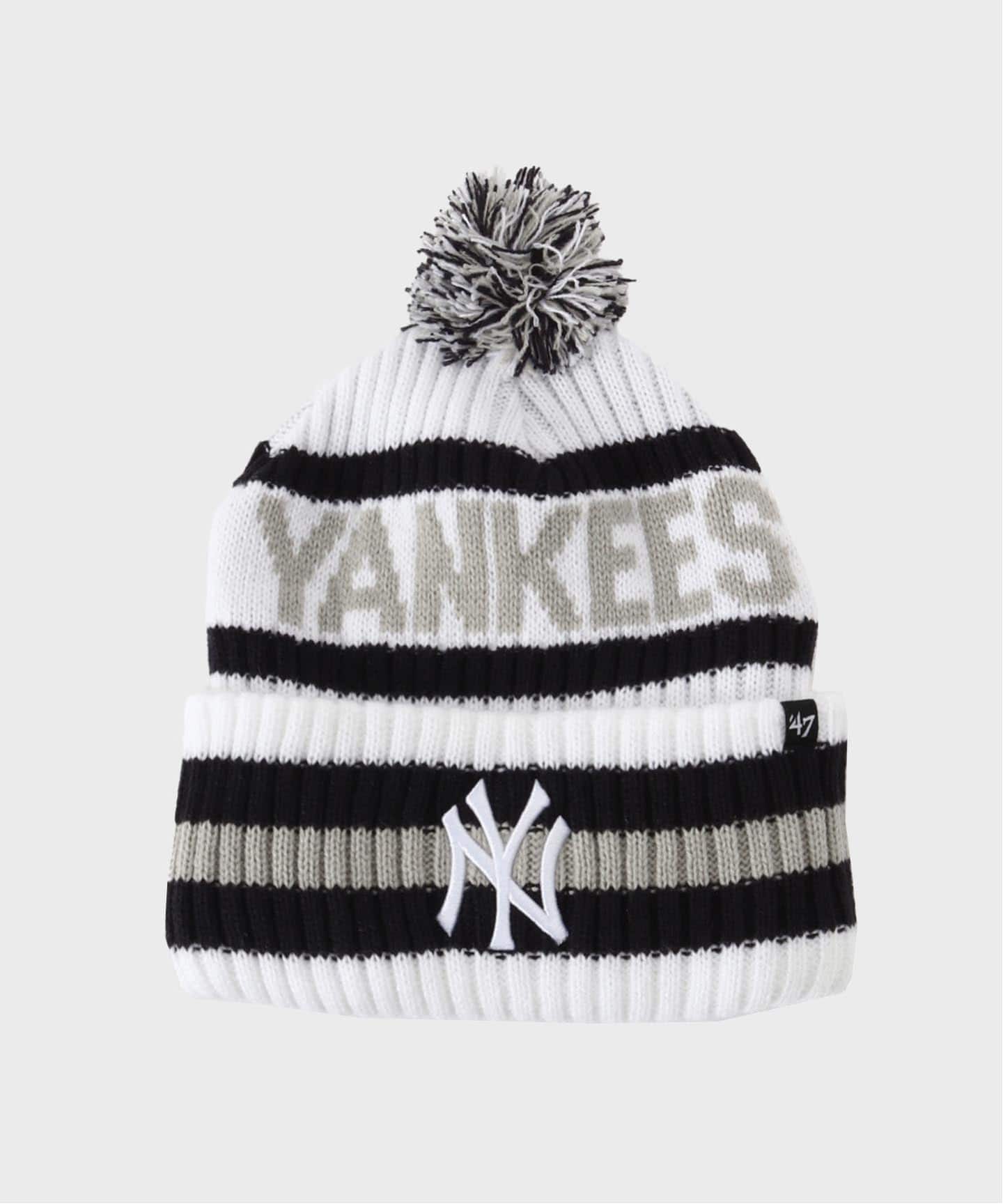 47 POM POM CUFF KNIT / カフニット ポンポン（ニットキャップ