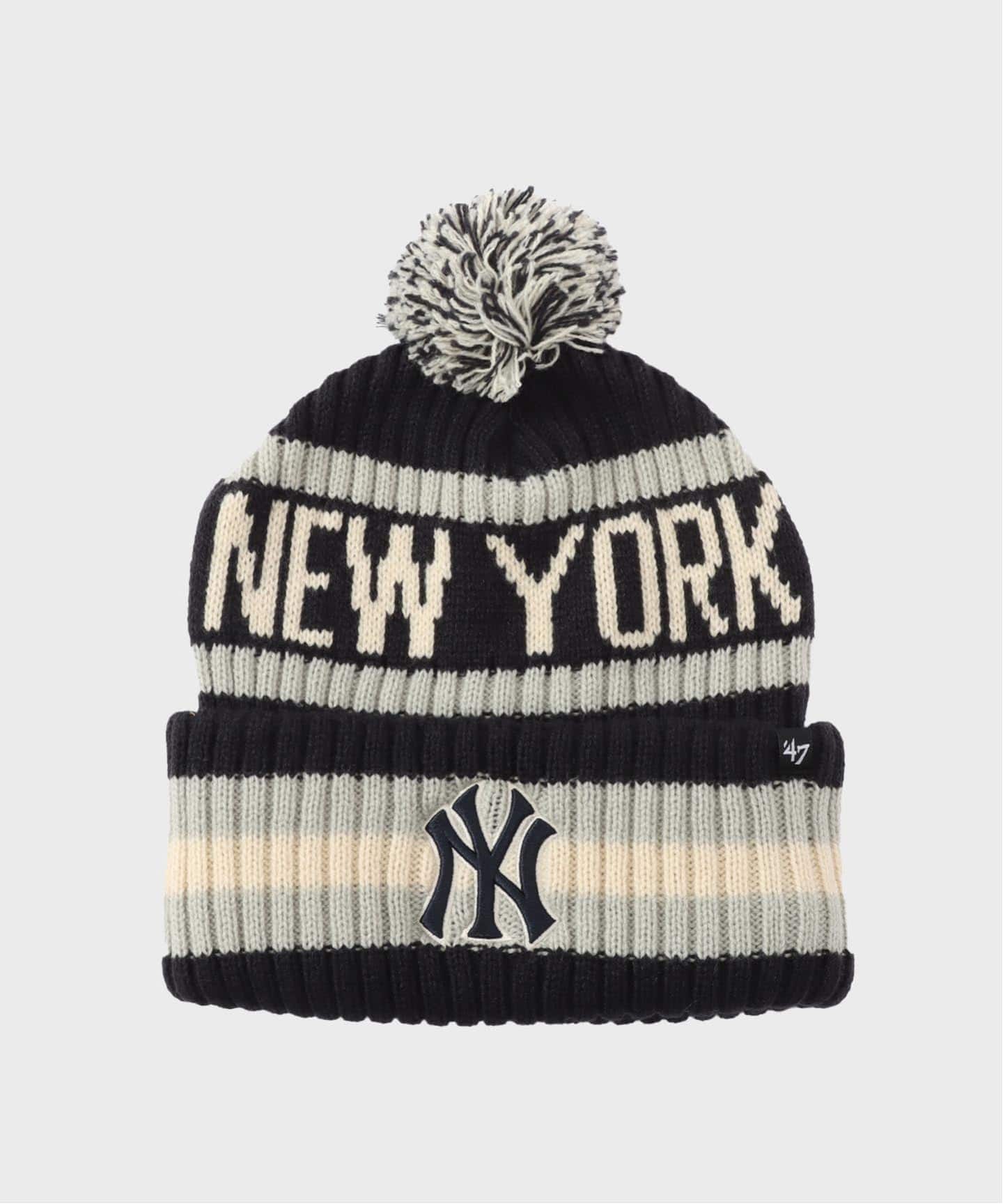 47 POM POM CUFF KNIT / カフニット ポンポン（ニットキャップ