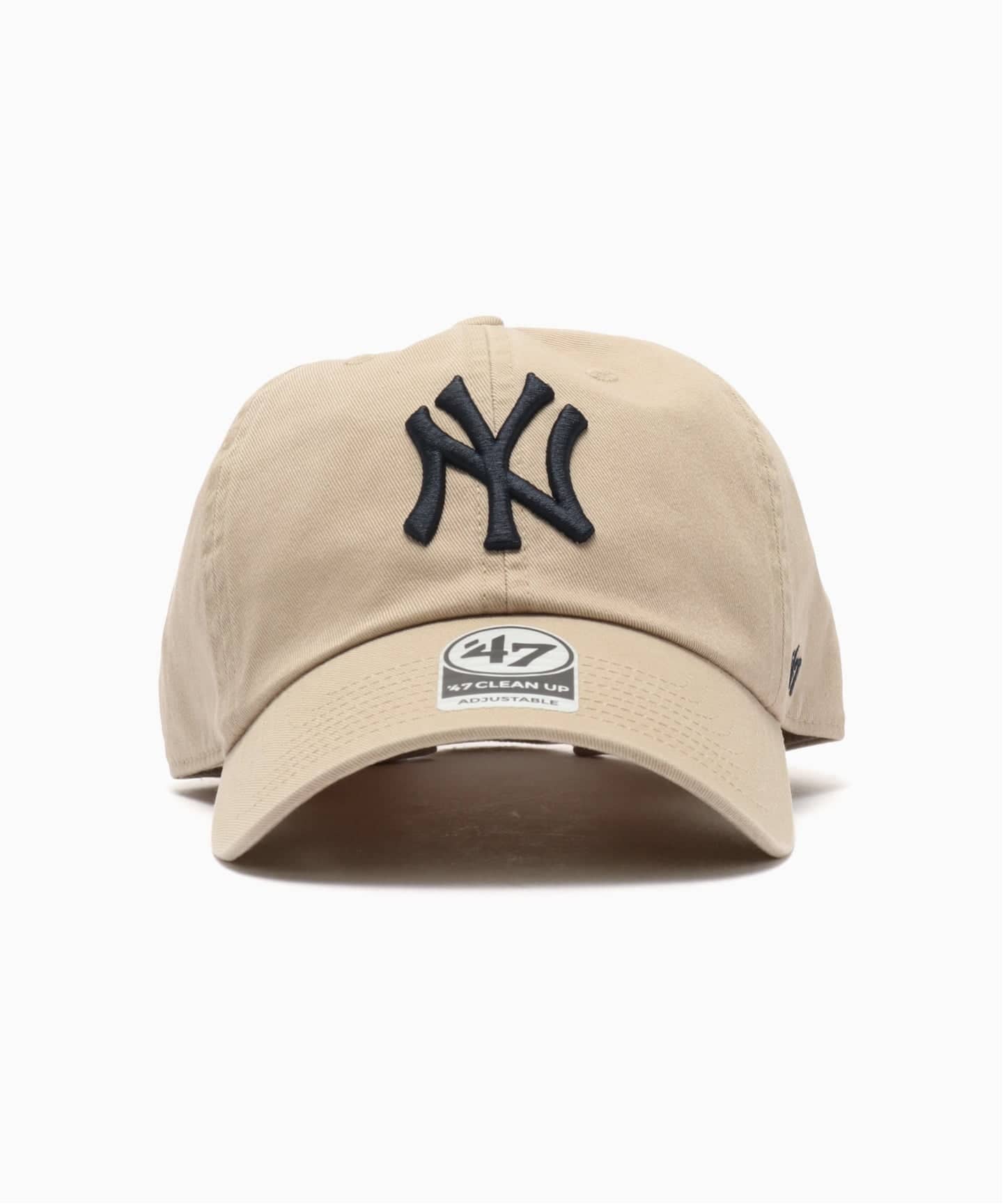 希少　ノリーズ　キャップ サイン付き　グリーン　ベージュ 47 CLEAN UP Yankees / クリーンナップ ニューヨーク