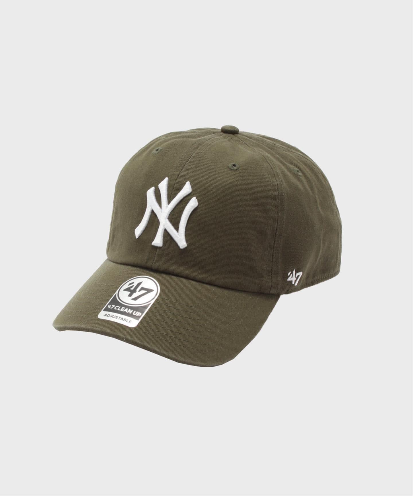 希少　ノリーズ　キャップ サイン付き　グリーン　ベージュ 47 CLEAN UP Yankees / クリーンナップ ニューヨーク