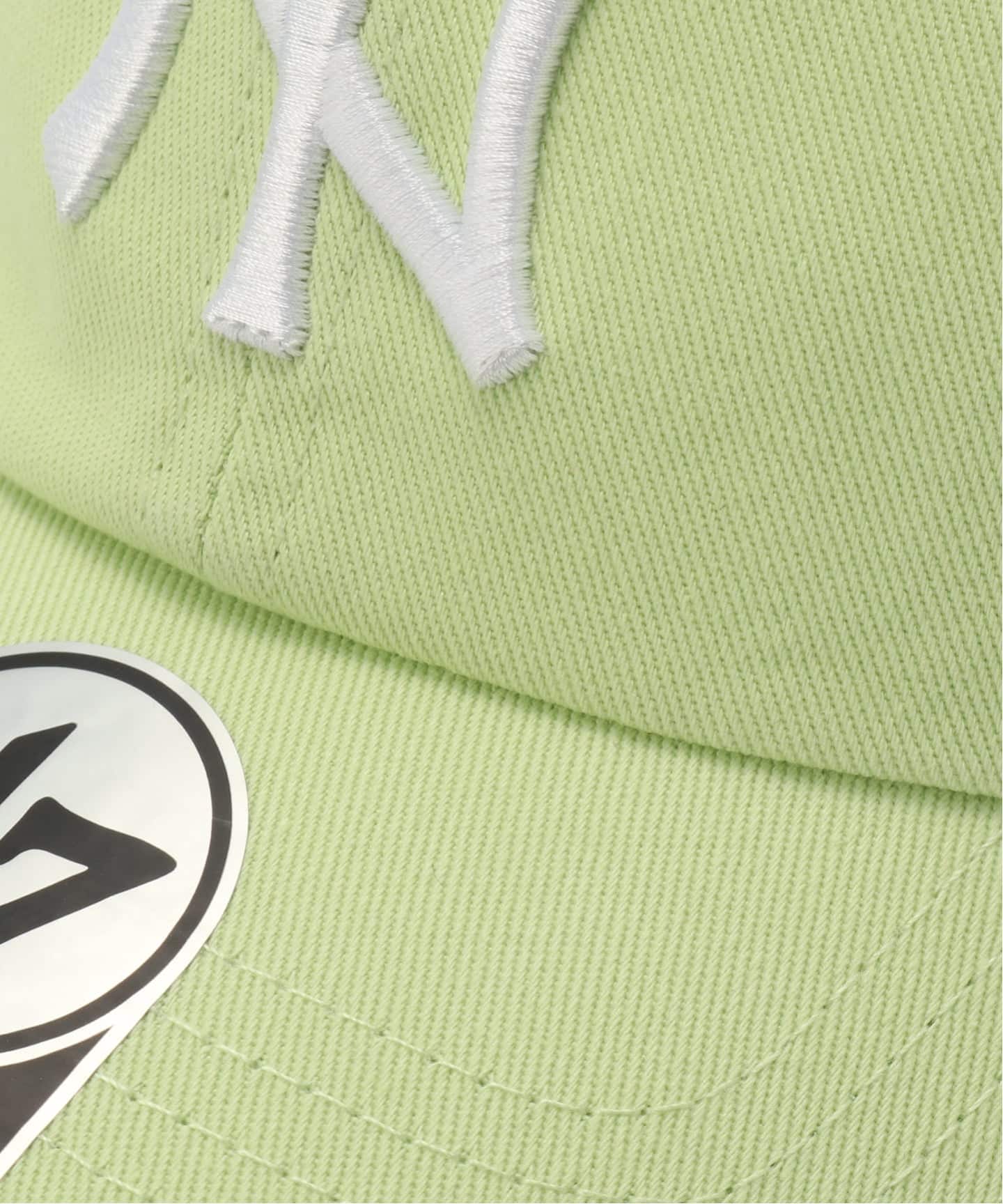 最終お値下げ☆新品未使用☆アッカ☆希少パールイエローグリーン☆クリップ中サイズ 47 BRIGHT SIDE CLEAN UP Yankees / クリーンナップ