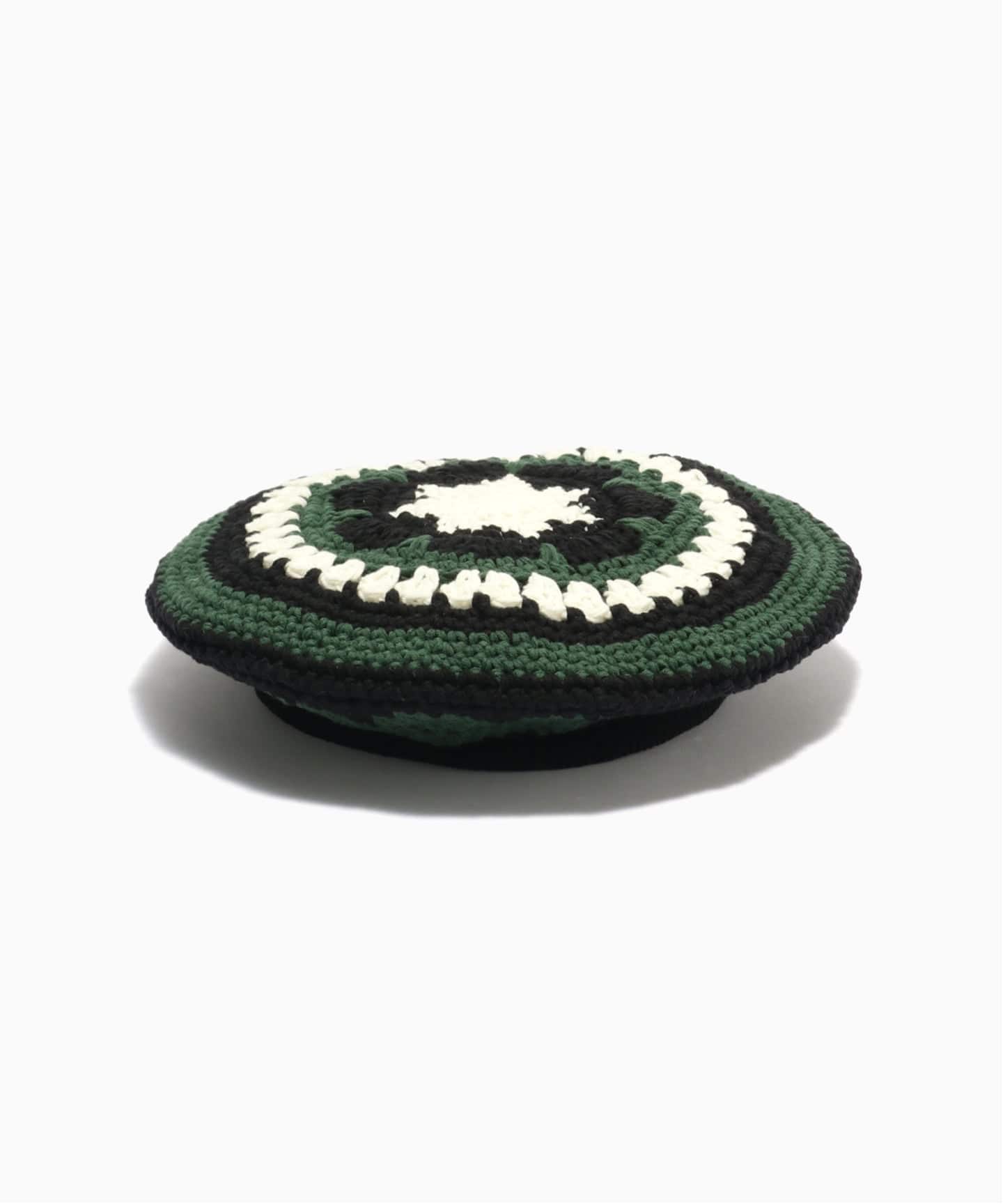 Indietro Association Flower Knit Beret
