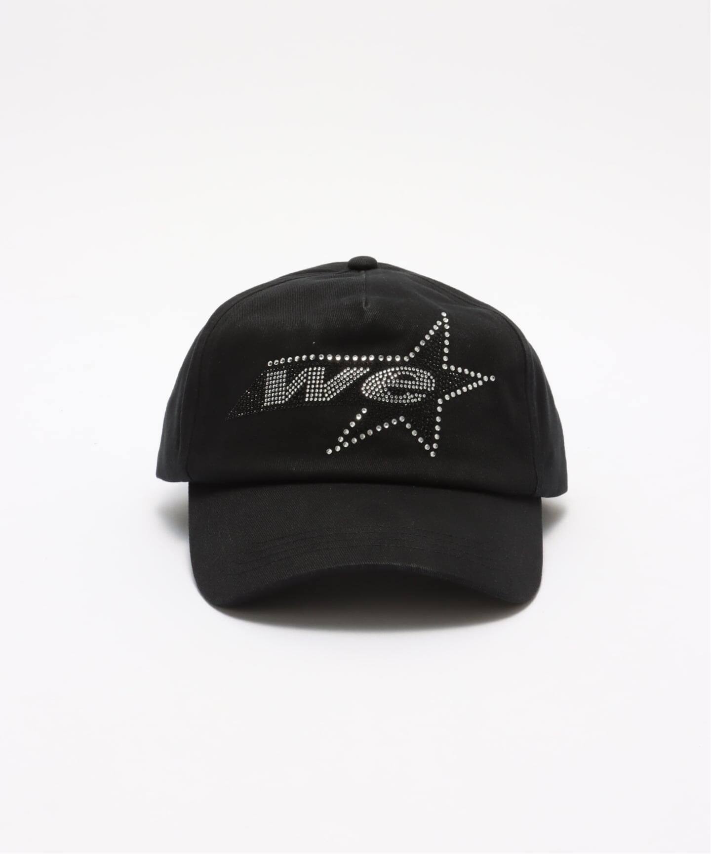 WOKE EDGE / ウォークエッジ Rhinestone WE Star Logo Cap（キャップ