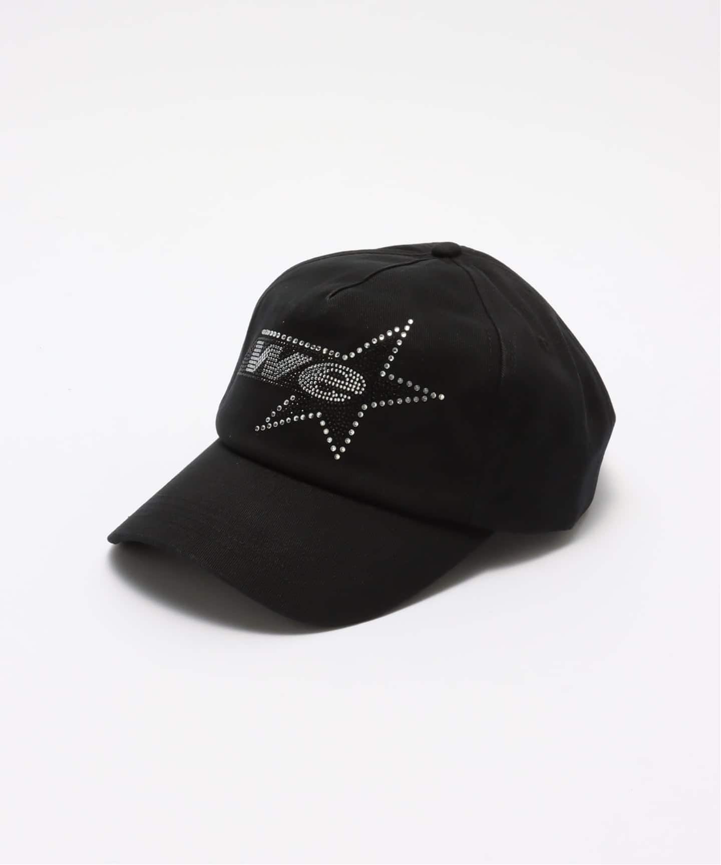 WOKE EDGE / ウォークエッジ Rhinestone WE Star Logo Cap（キャップ