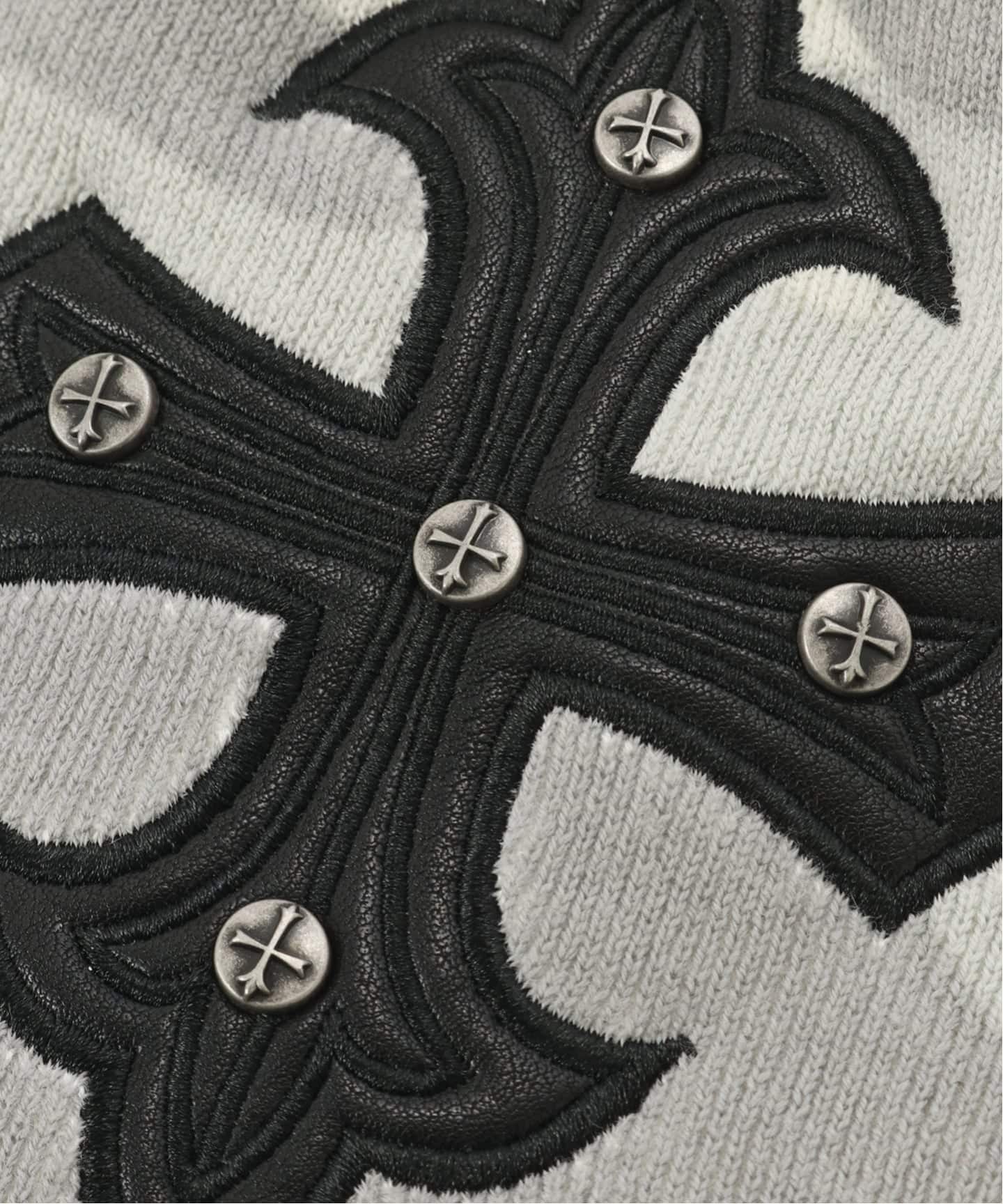 SUPPLIER / サプライヤー Cross Leather Patch Beanie（キャップ