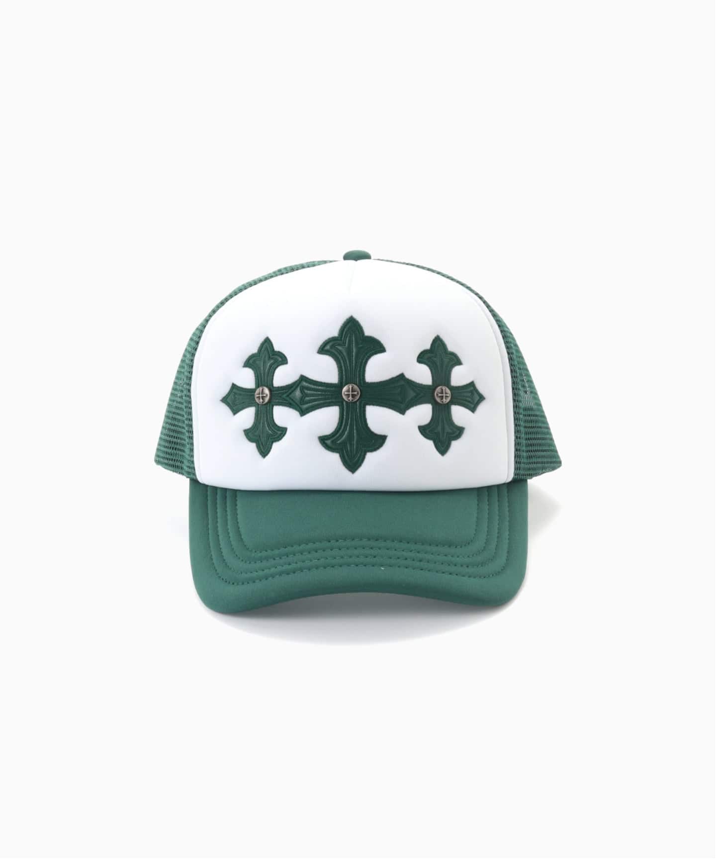 SUPPLIER / サプライヤー Cross Leather Patch Mesh Cap（キャップ