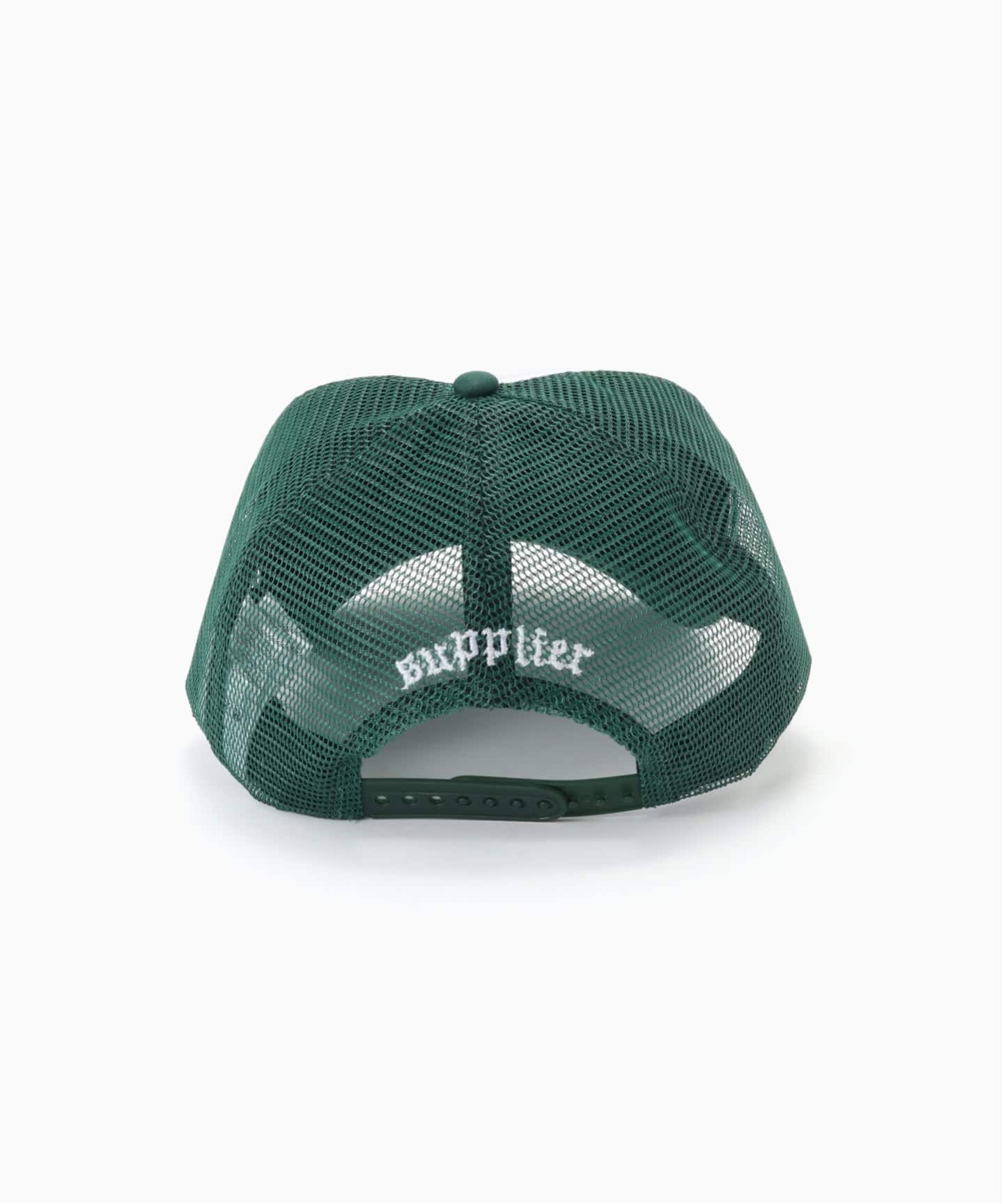 SUPPLIER / サプライヤー Cross Leather Patch Mesh Cap（キャップ