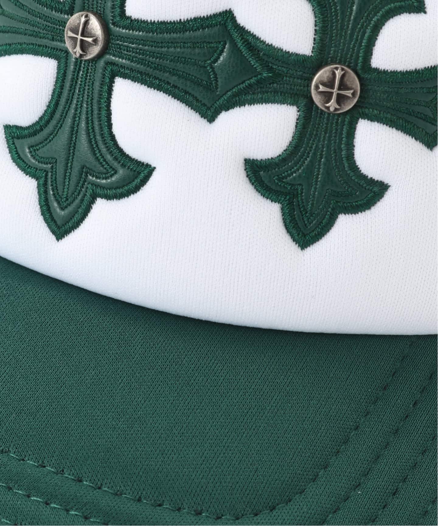 SUPPLIER / サプライヤー Cross Leather Patch Mesh Cap（キャップ