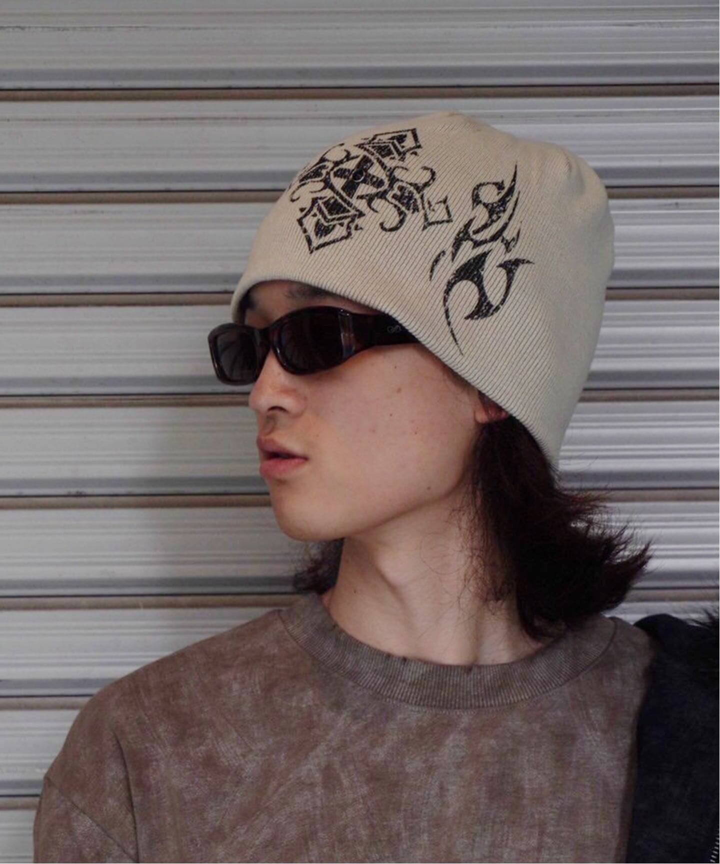 SUPPLIER サプライヤー ビーニー クロス レザー SUPPLIER（サプライヤー）の「SUPPLIER/サプライヤー Faux