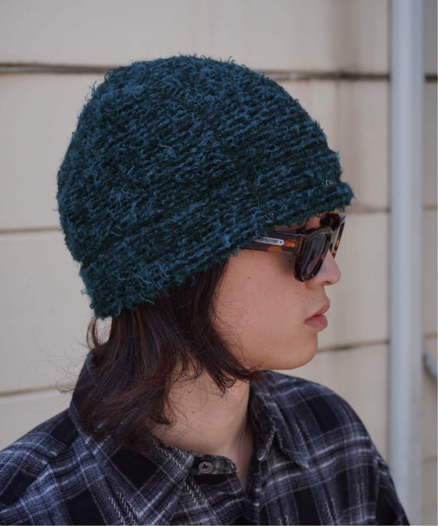 NOMANUAL/ノーマニュアル NEST HAIRY BEANIE
