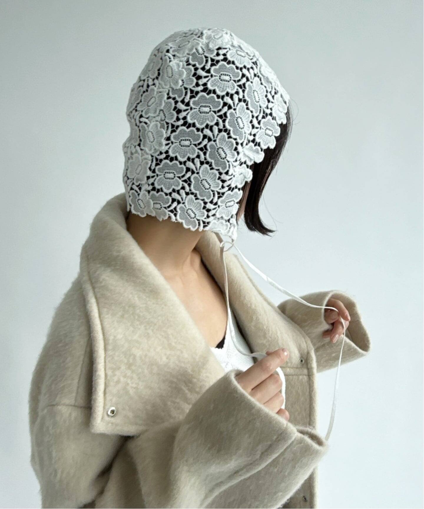 PAN/パン】BISCHOFF BUTTERFLY LACE HOOD（キャップ）｜EDIT.FOR LULU