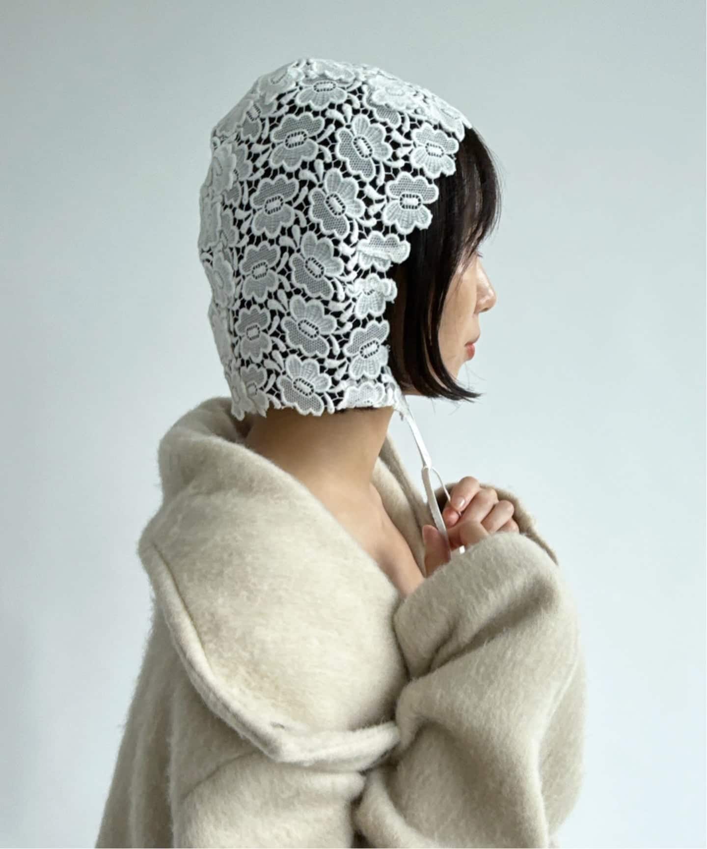 PAN/パン】BISCHOFF BUTTERFLY LACE HOOD（キャップ）｜EDIT.FOR LULU