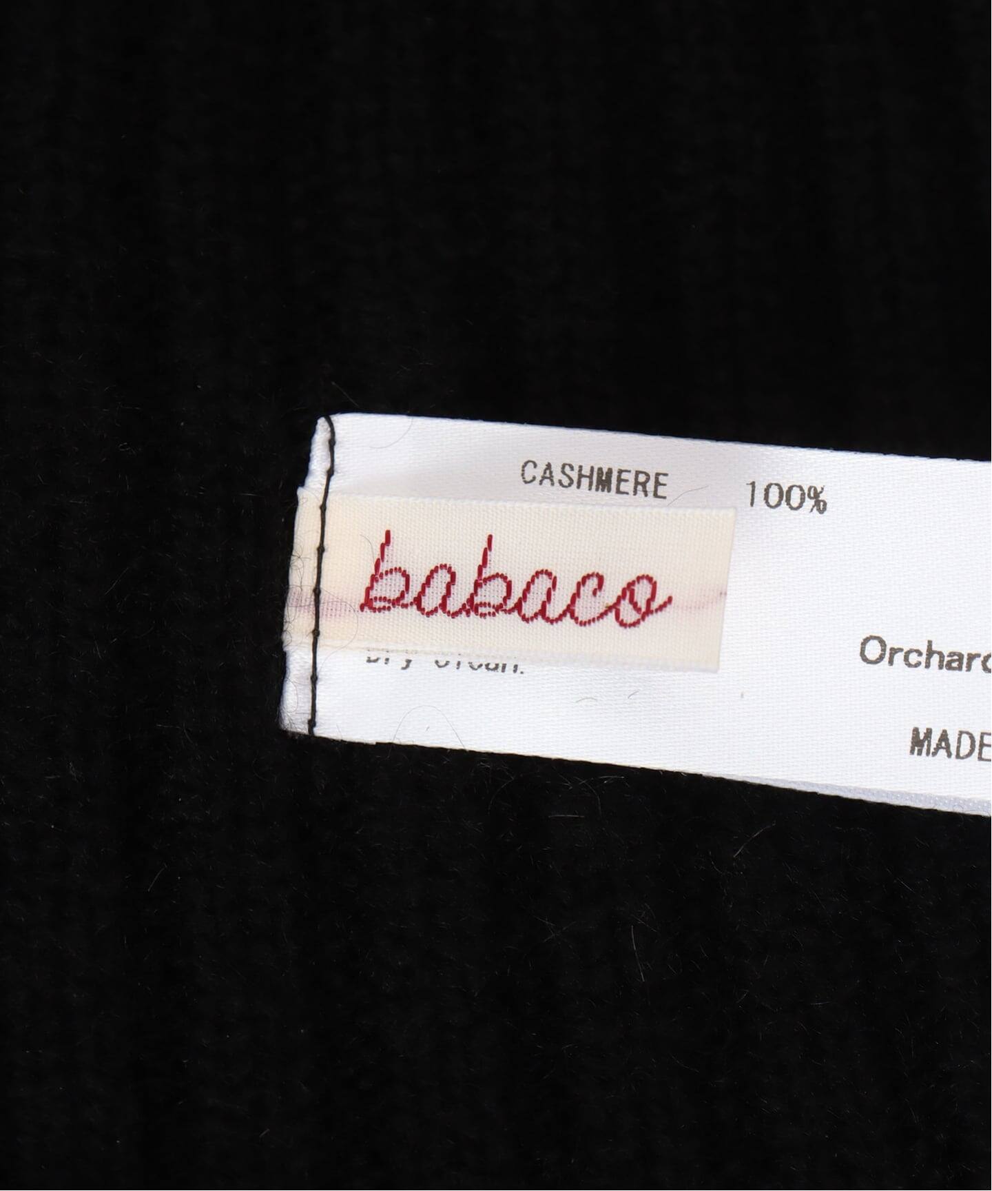 babaco/ババコ Cashmere Knit Cap キャップ BA01-HO35（キャップ