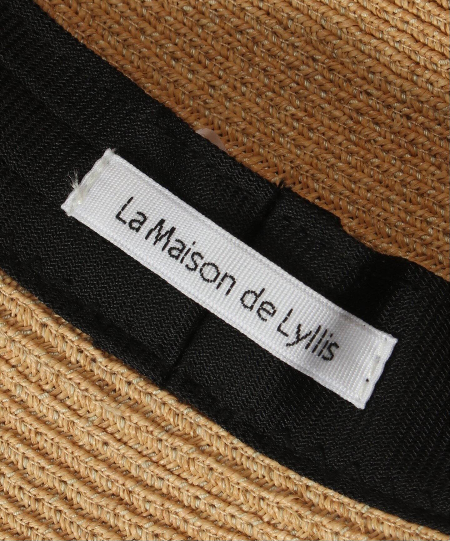ラ・メゾンドリリス　　ハット　ブラウン　IENA La Maison de Lyllis/メゾンドリリス WESTLAND RAFFIA HAT