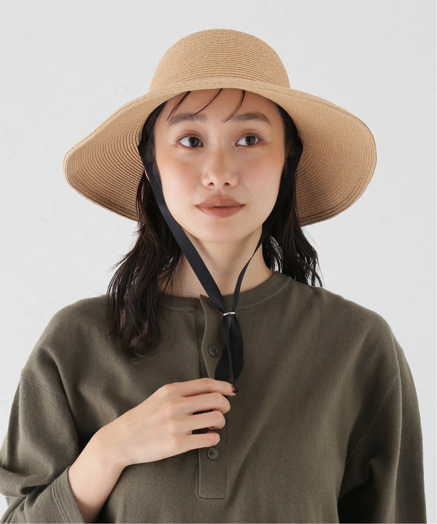 La Maison de Lyllis/メゾンドリリス WESTLAND RAFFIA HAT