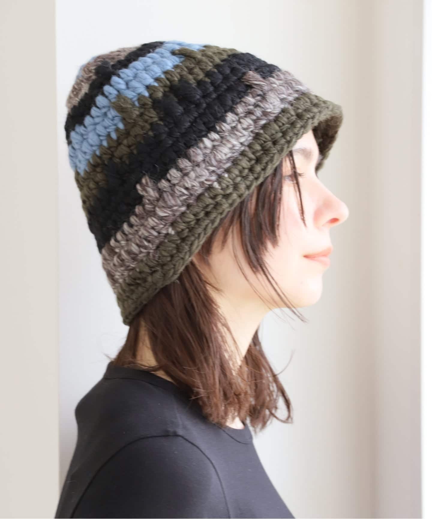 KIJIMA TAKAYUKI/キジマ タカユキ W CHUNKY WATCH CAP キャップ