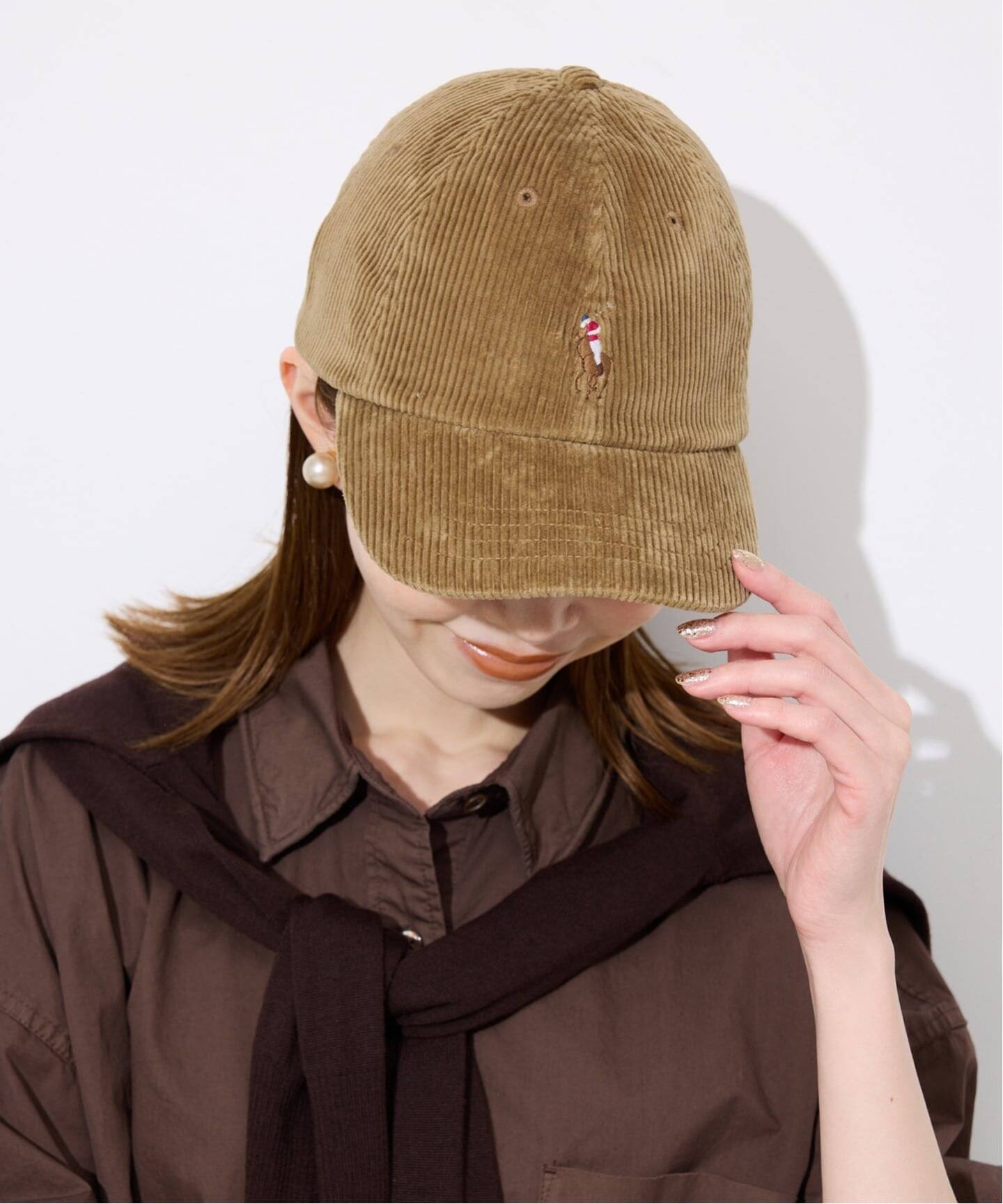 POLO Ralph Lauren/ポロ ラルフ ローレン コーデュロイキャップ