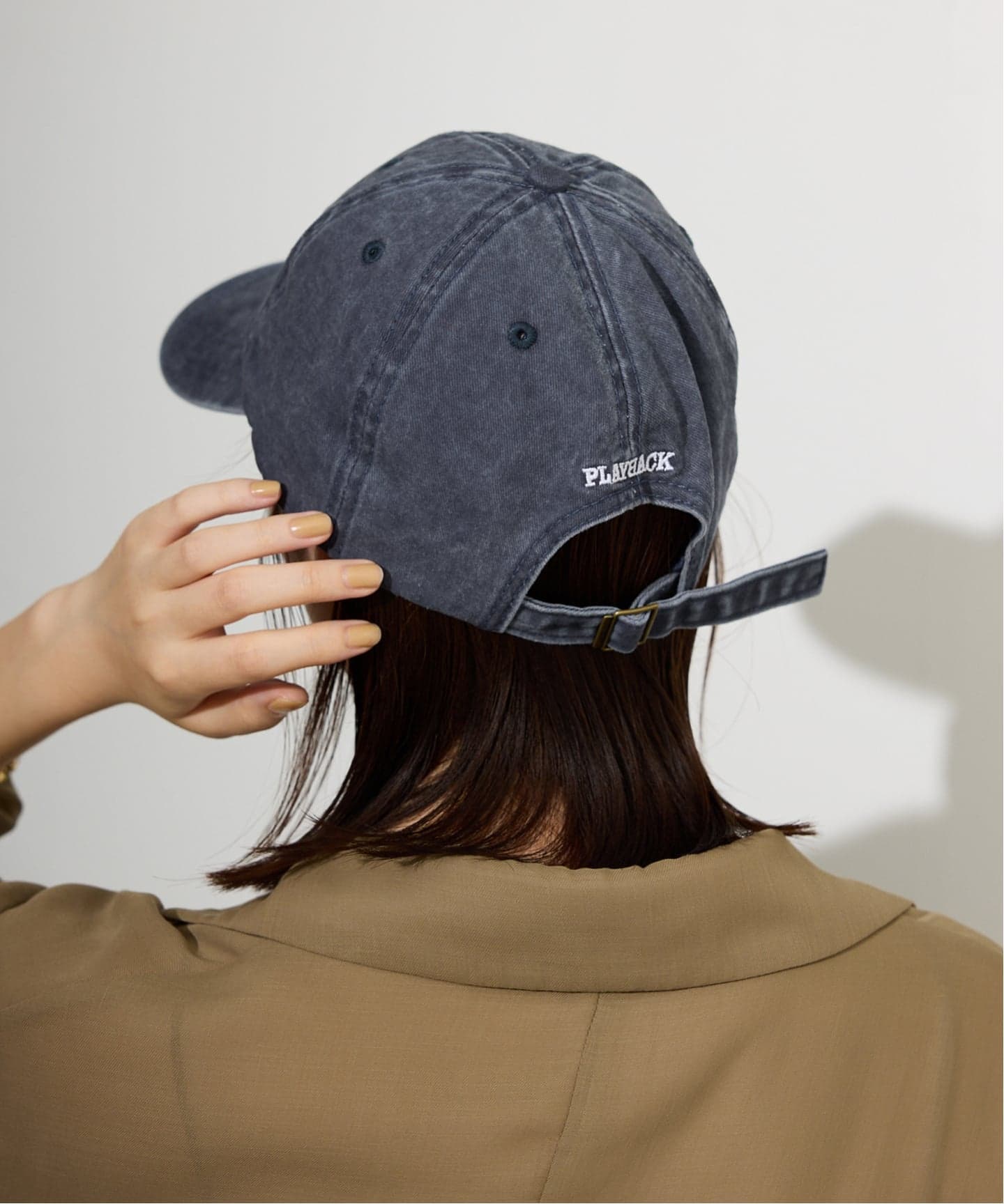 スローブイエナ　キャップ　ネイビー PLAY BACK BALLCAP（キャップ）｜SLOBE IENA（スローブ イエナ