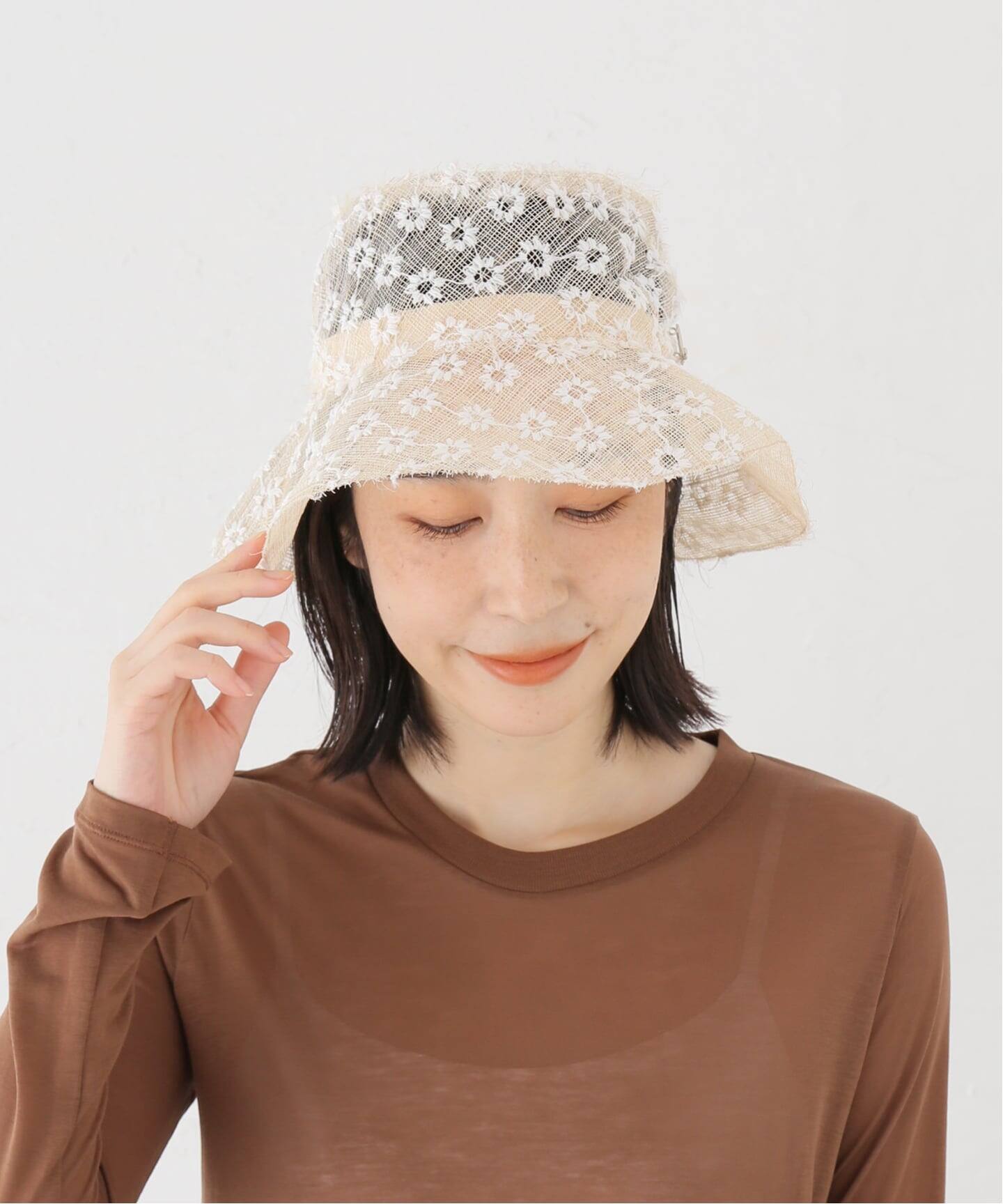 muhlbauerミュールバウアー　ハット　ladys MUHLBAUER/ミュールバウアー Bucket hat WALUSinamay bloom/s