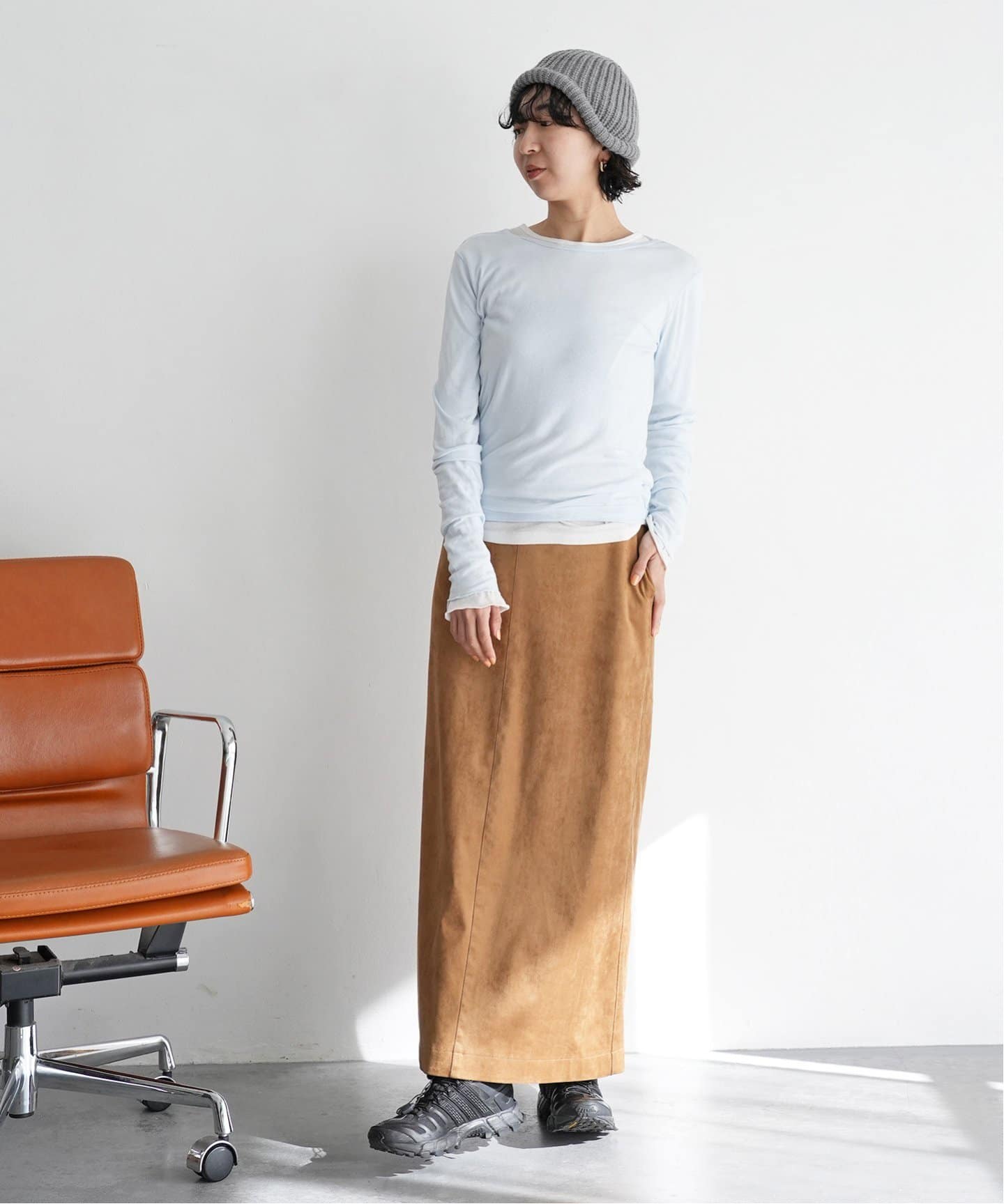 WEB限定》SLOBE citron. ヘルメットニットキャップ（ニット