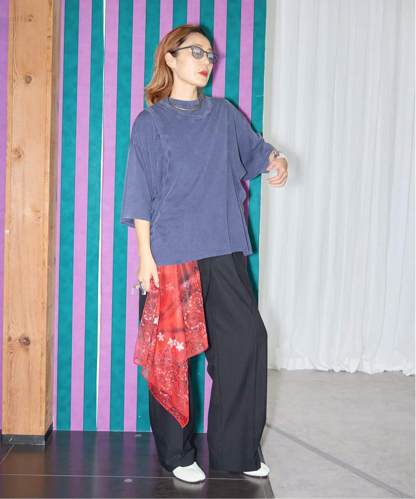 MASU GHOST PAISLEY SCARF M25F9OJ003：スカーフ（スカーフ
