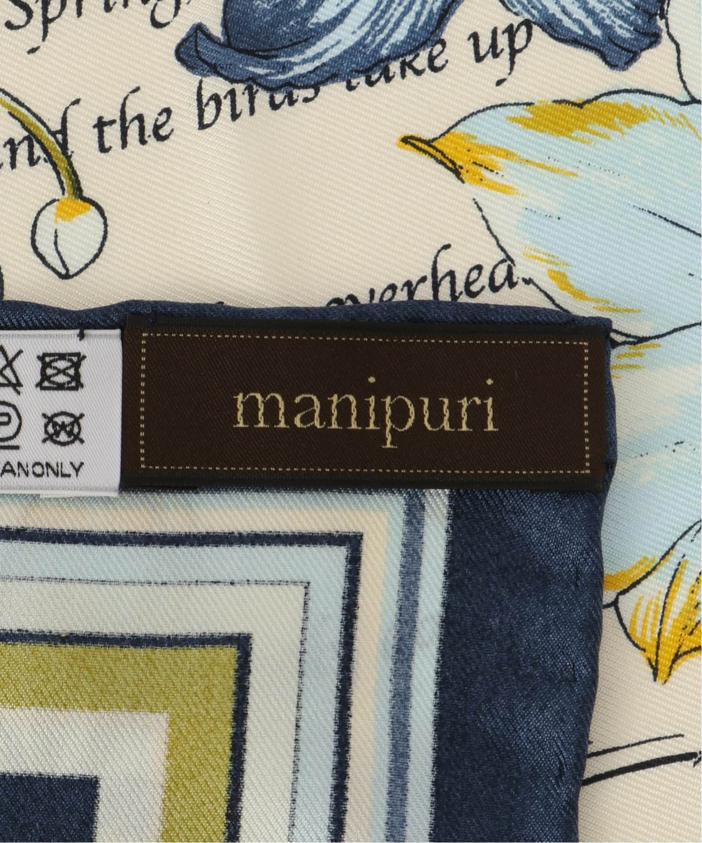 manipuri/マニプリ】シルクスカーフ 65*65(スプリングスプリング