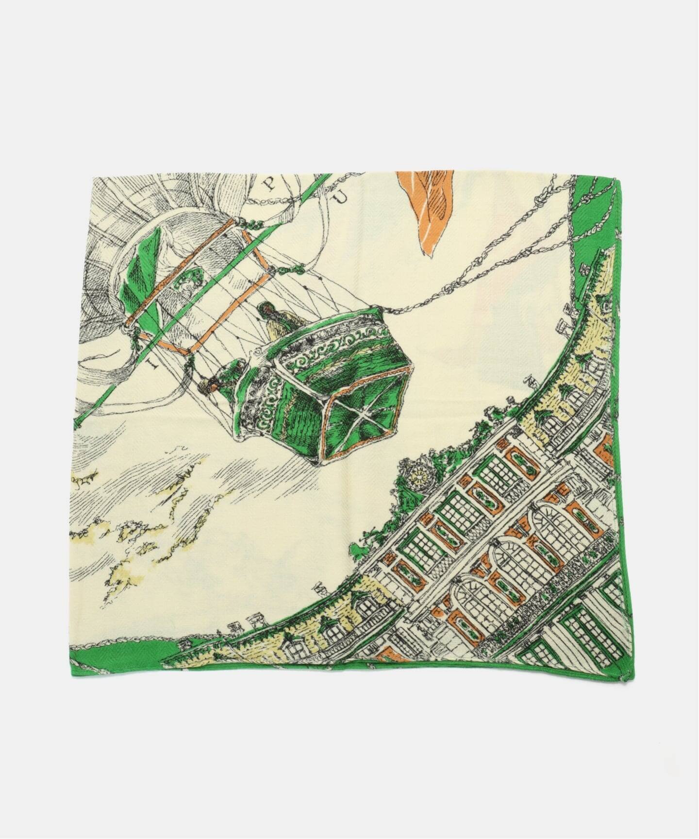 manipuri/マニプリ ストール モンゴルフィエバルーン（スカーフ