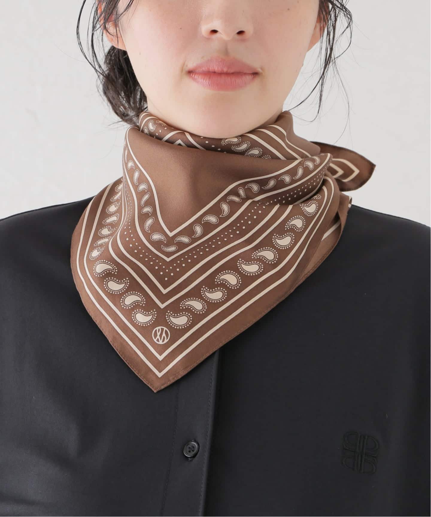 LE SCARF/レスカーフ PAISLEY SCARF 50cm（スカーフ／バンダナ