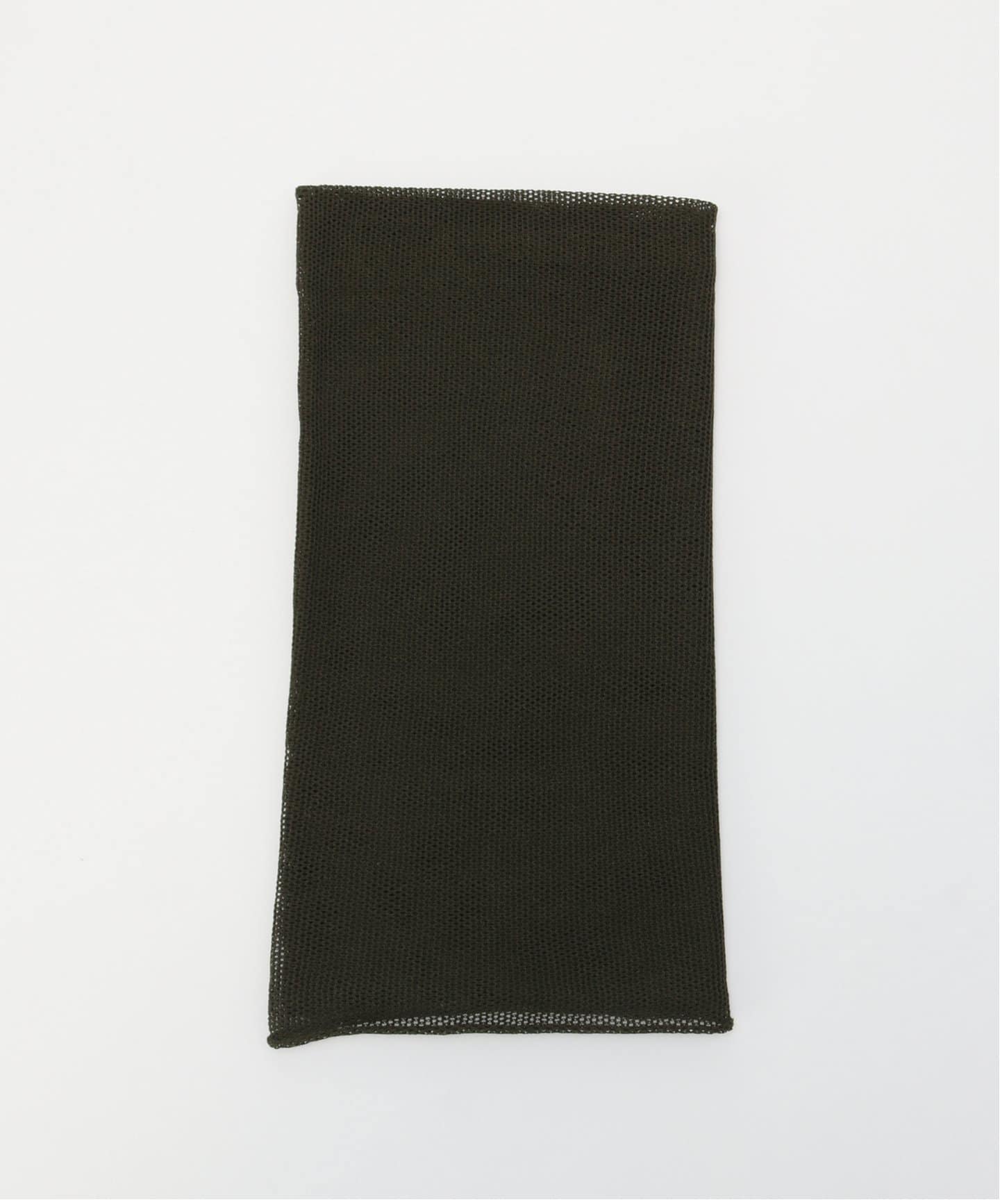 THROW/スロー Linen Cross Mesh Scarf