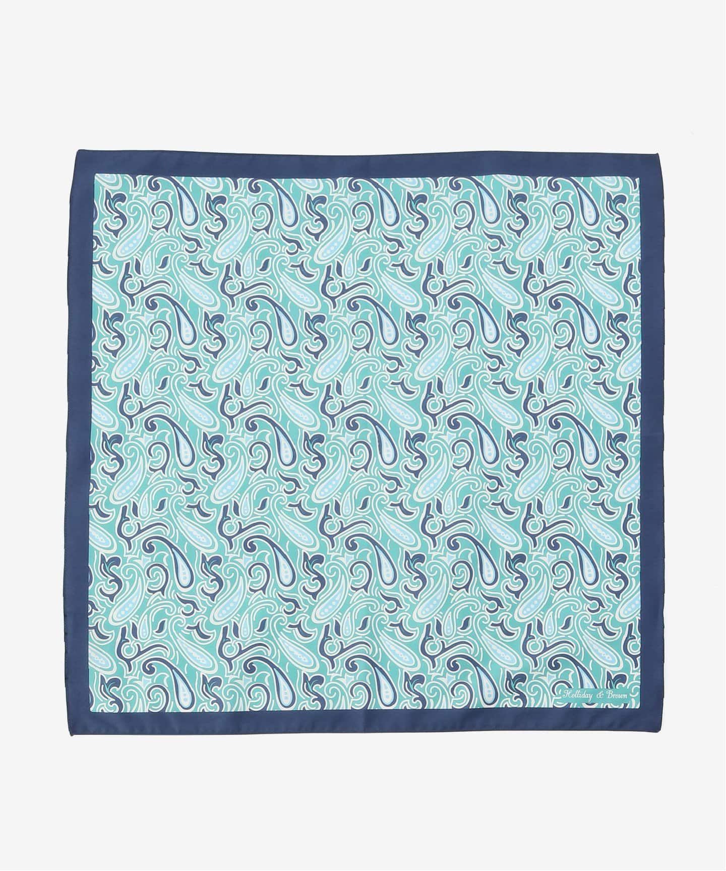 新品 ホリデー＆ブラウン Holliday&Brown スカーフ グリーン 新品 ホリデー＆ブラウン Holliday&Brown スカーフ グリーン